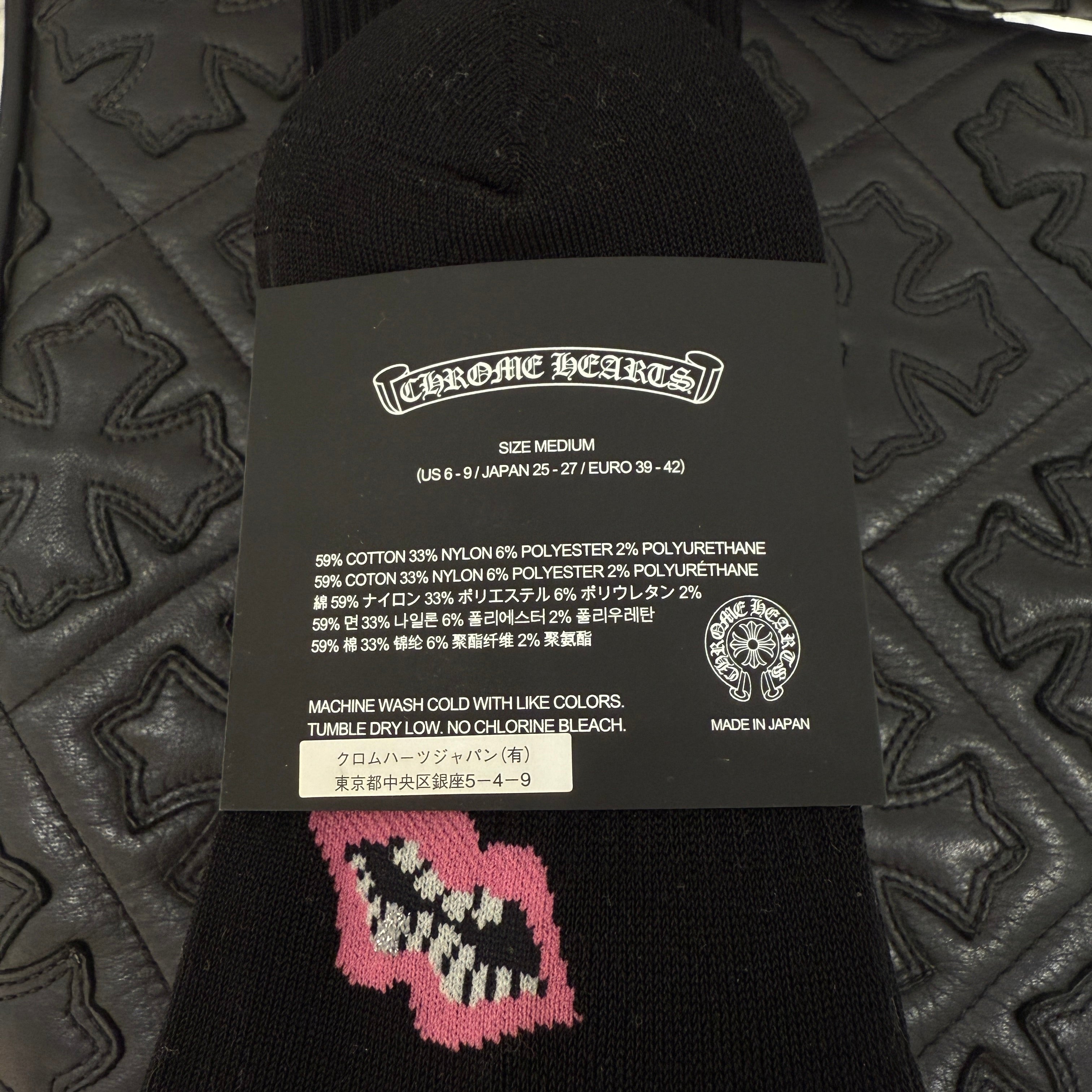 CHROME HEARTS × MATTY BOY Chomper Socks x3 Size M(JP25-27) クロムハーツ × マッティボーイ チョンパー ソックス 靴下 サイズM(JP25-27)