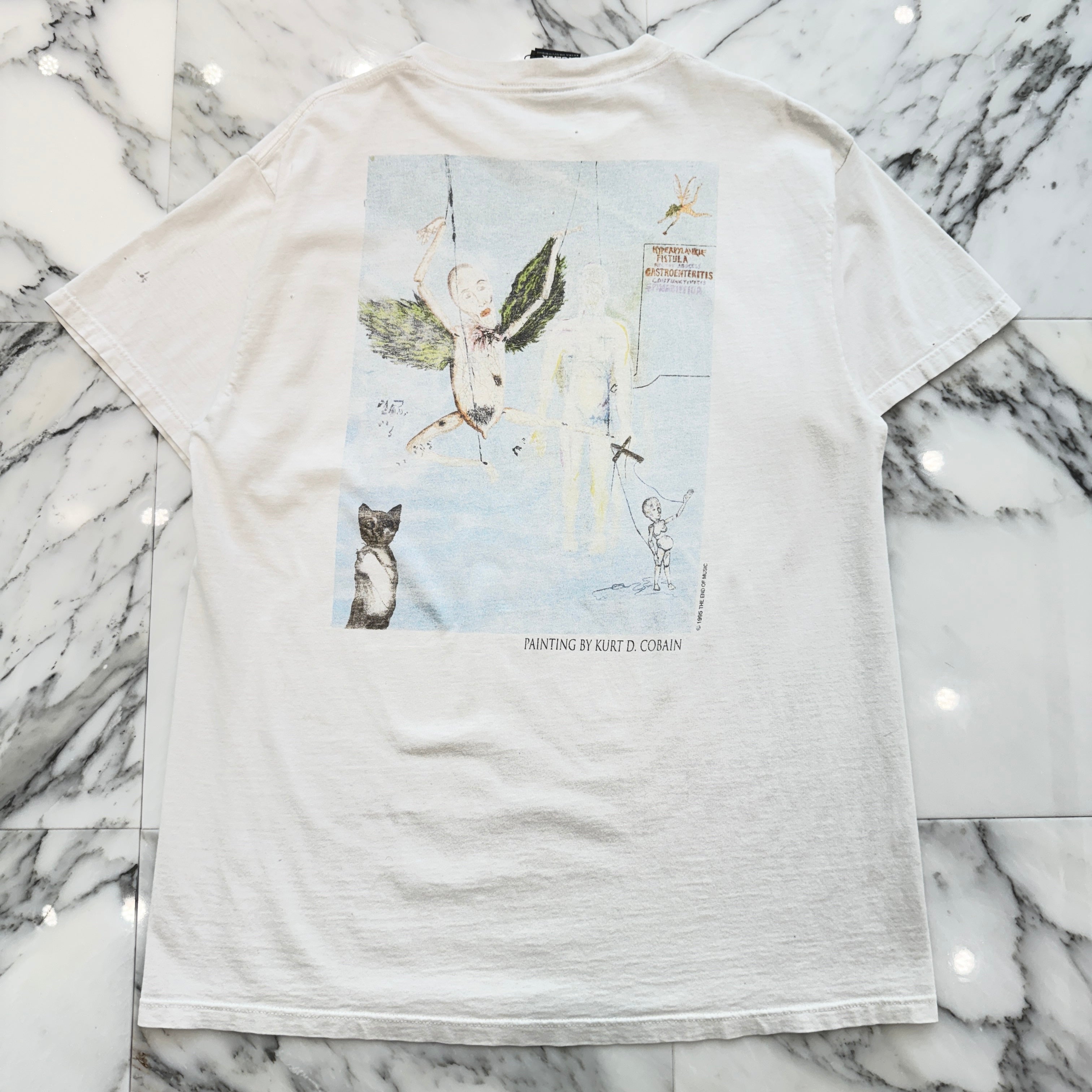 Vintage 90's Nirvana "Kurt Cobain" Memorial 1967-1994 GIANT S/S Tee Size XL 90's ニルヴァーナ "カートコバーン 追悼" メモリアル ジャイアント社製 Tシャツ サイズXL