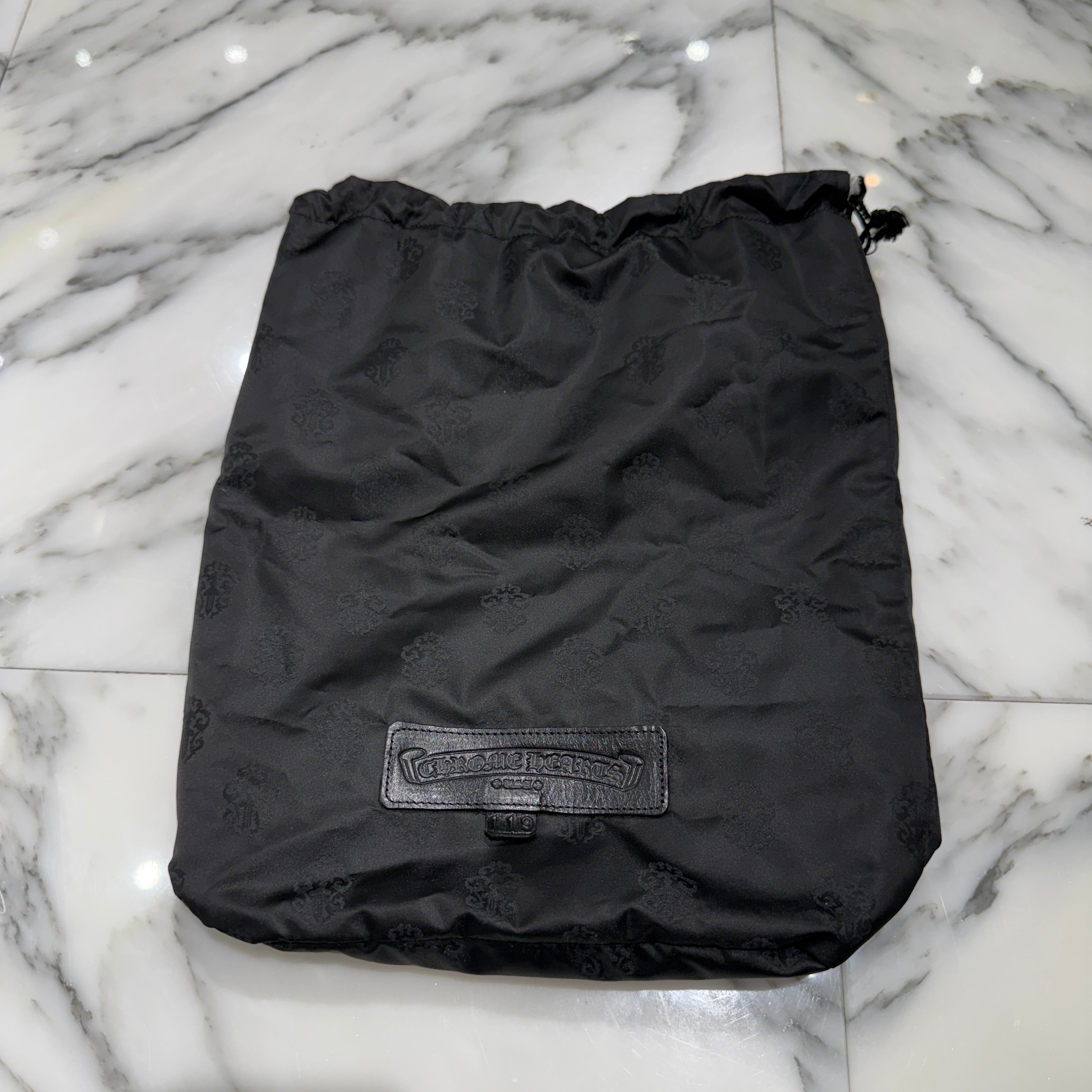 CHROME HEARTS CH Cross Leather Straw Bag クロムハーツ CHクロス レザー ストローバッグ