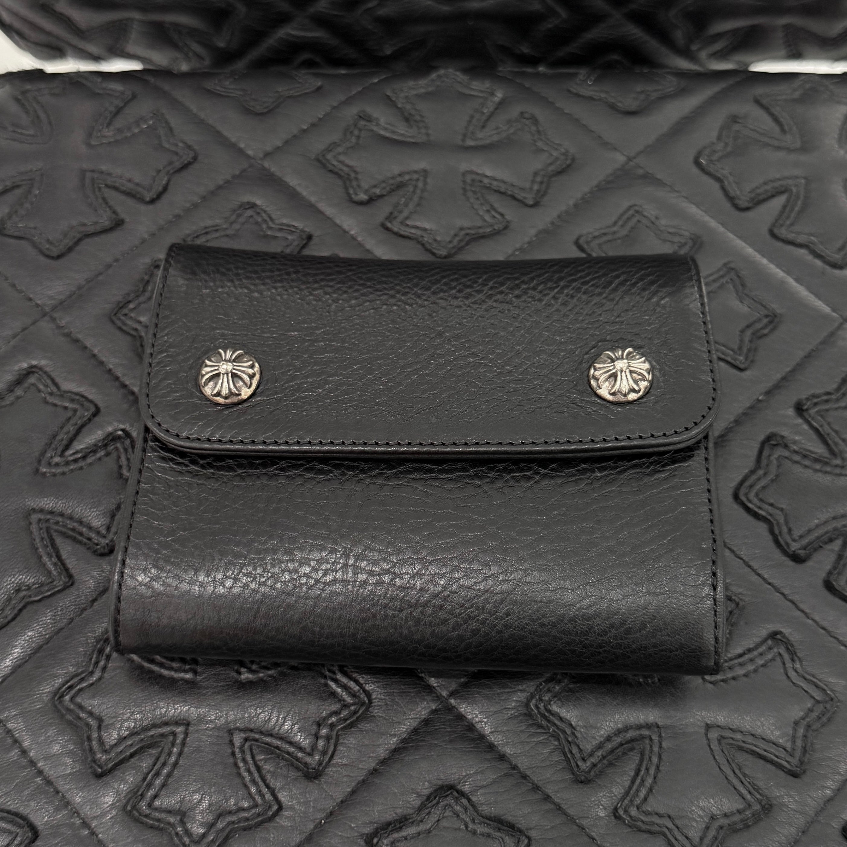 CHROME HEARTS Wave Mini Cross Ball Wallet クロムハーツ ウェーブ ミニ クロスボール ウォレット