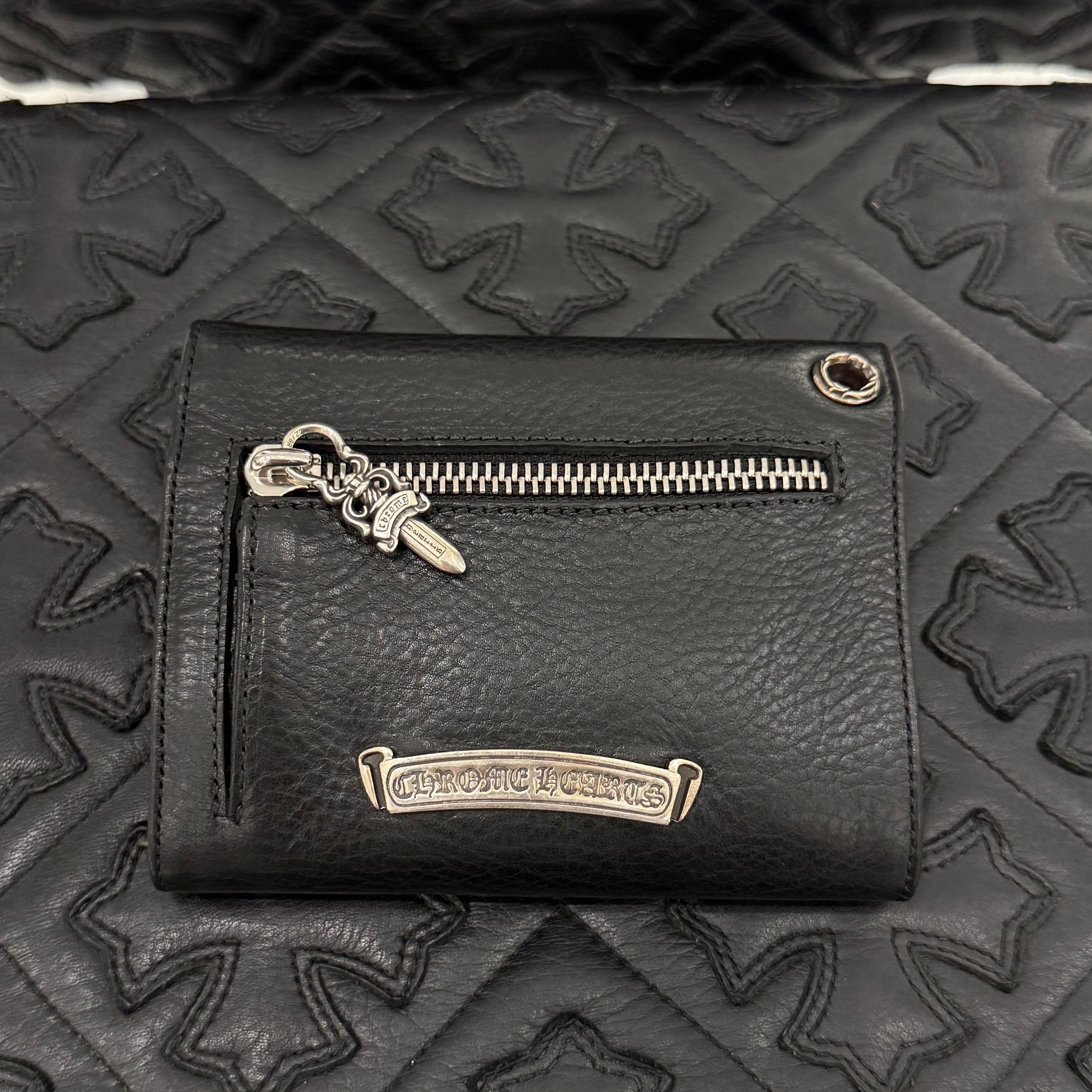 CHROME HEARTS Wave Mini Cross Ball Wallet クロムハーツ ウェーブ ミニ クロスボール ウォレット