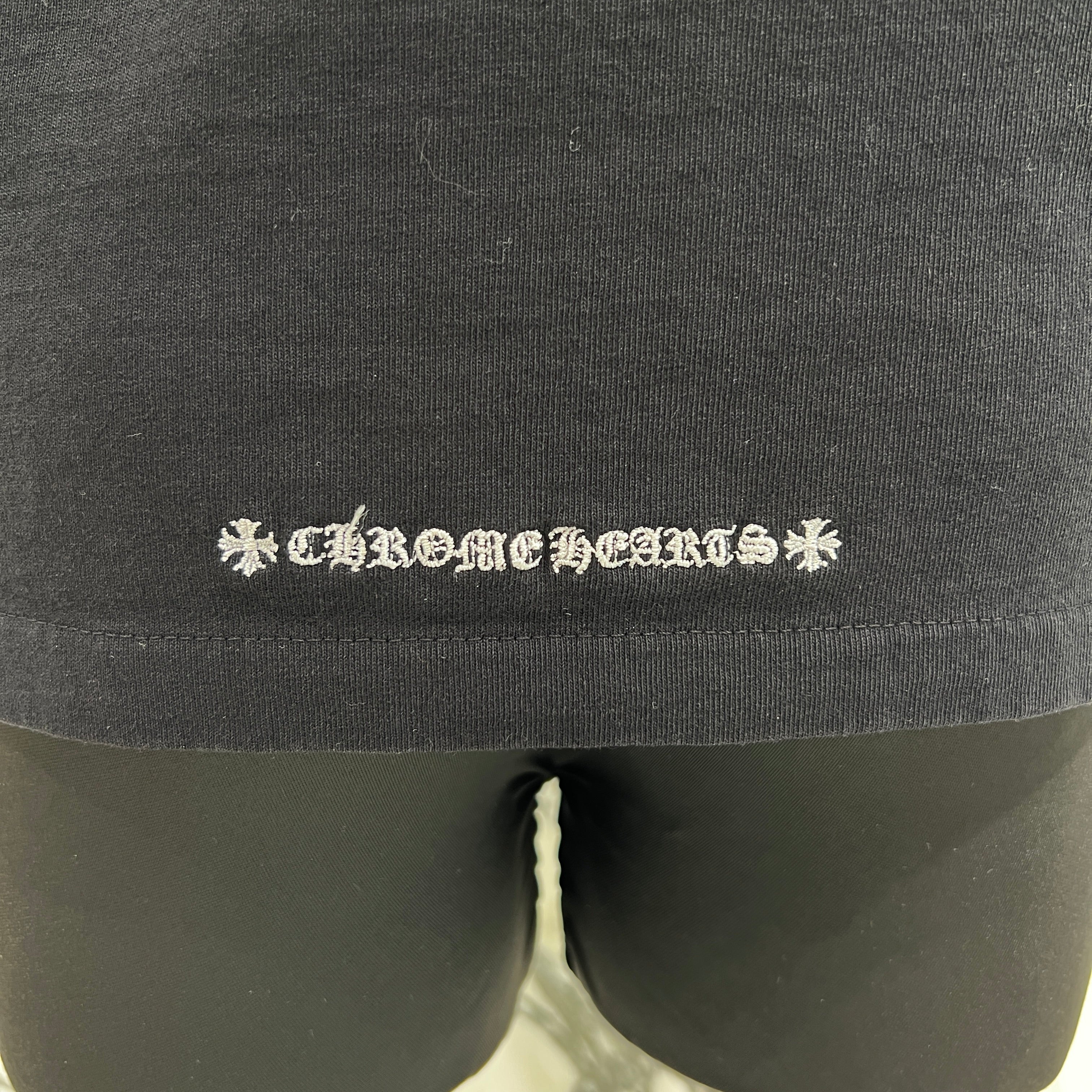 CHROME HEARTS Y NOT Vine Dagger CH Plus Embroidery Tee Size S クロムハーツ ワイノット ヴァインダガー CHプラス刺繍 Tシャツ サイズS