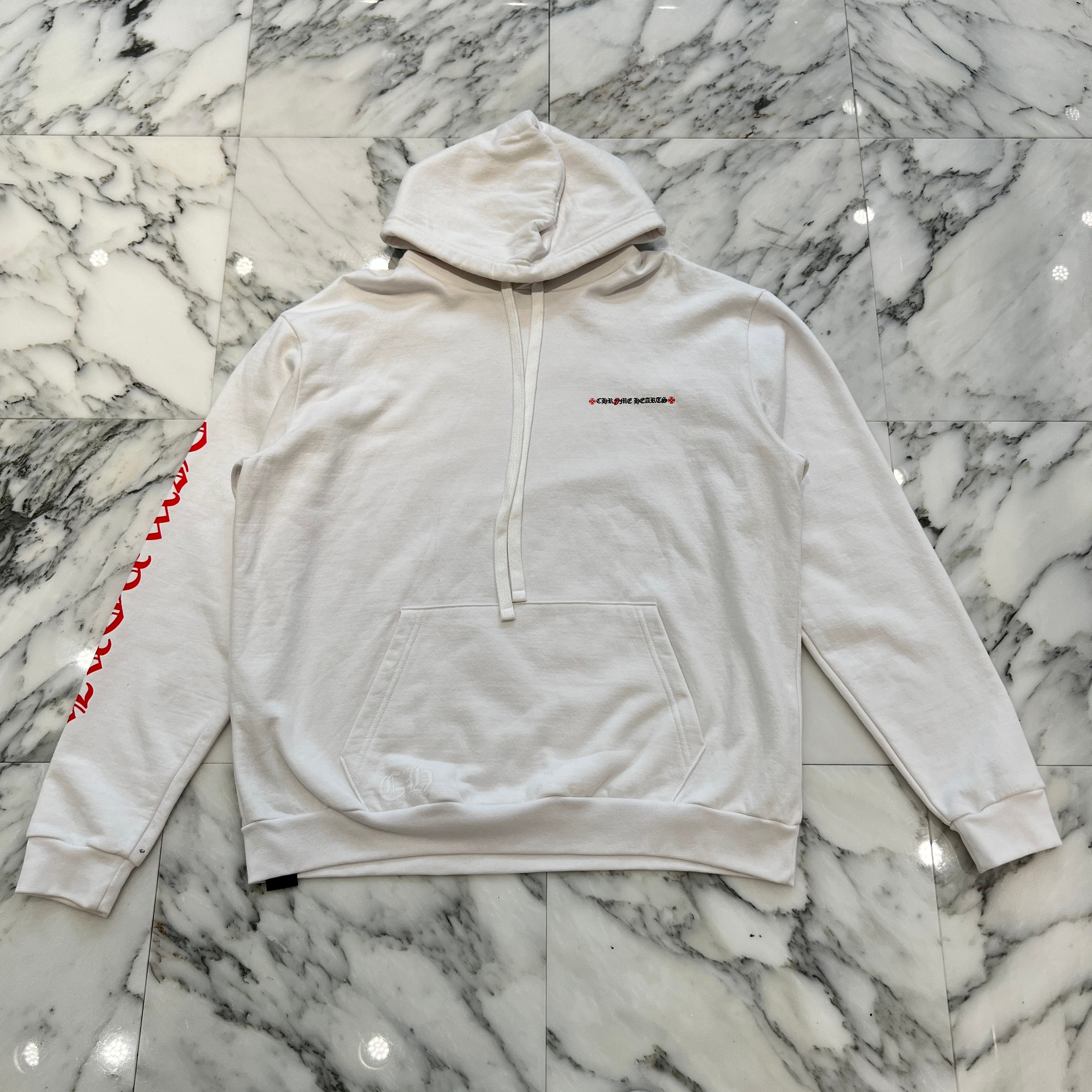 CHROME HEARTS × The Rolling Stones New York Limited Lip & Tan Pullover Hoodie Size L クロムハーツ × ローリングストーンズ ニューヨーク限定 リップアンドタン プルオーバー フーディ サイズL