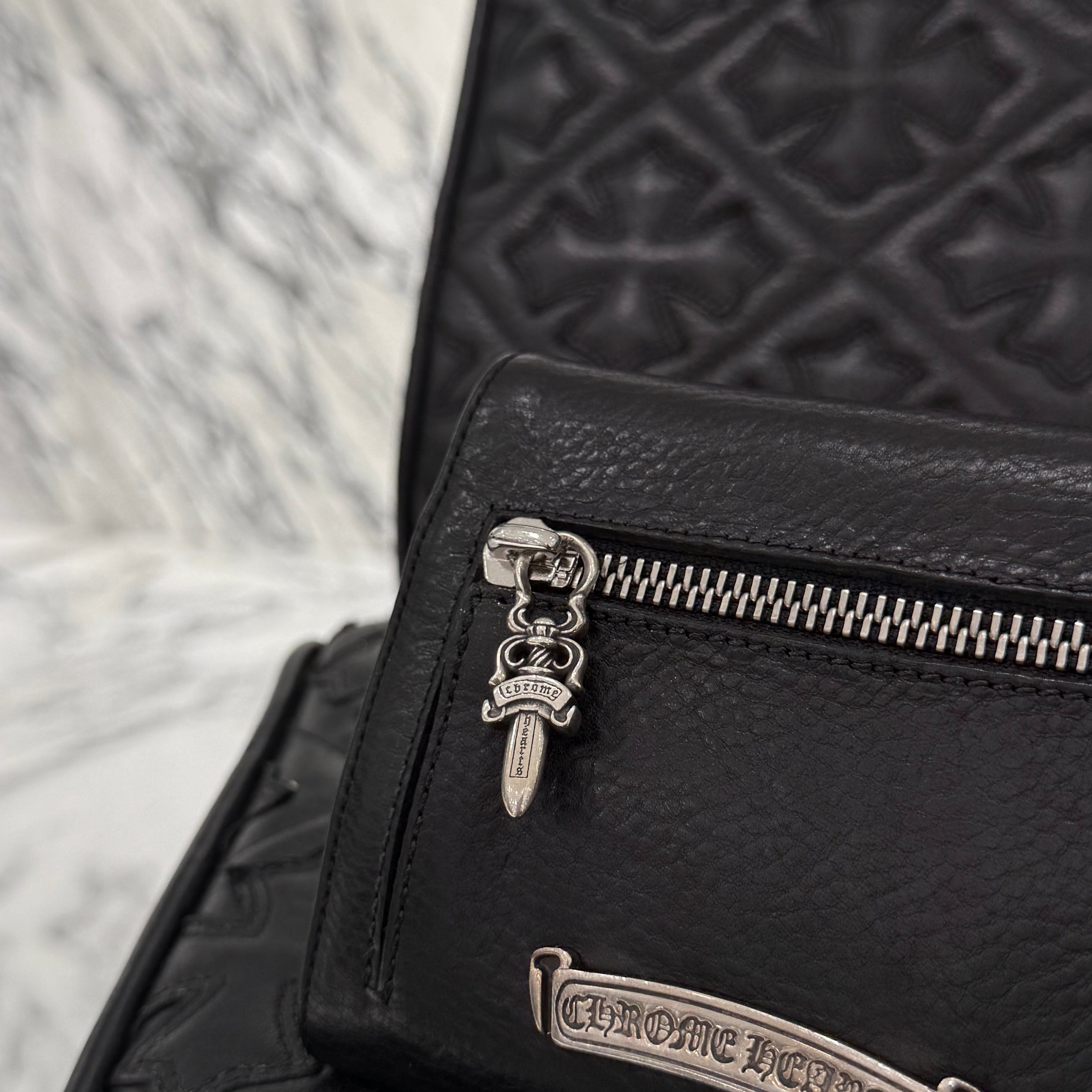 CHROME HEARTS Wave Mini Cross Ball Wallet クロムハーツ ウェーブ ミニ クロスボール ウォレット