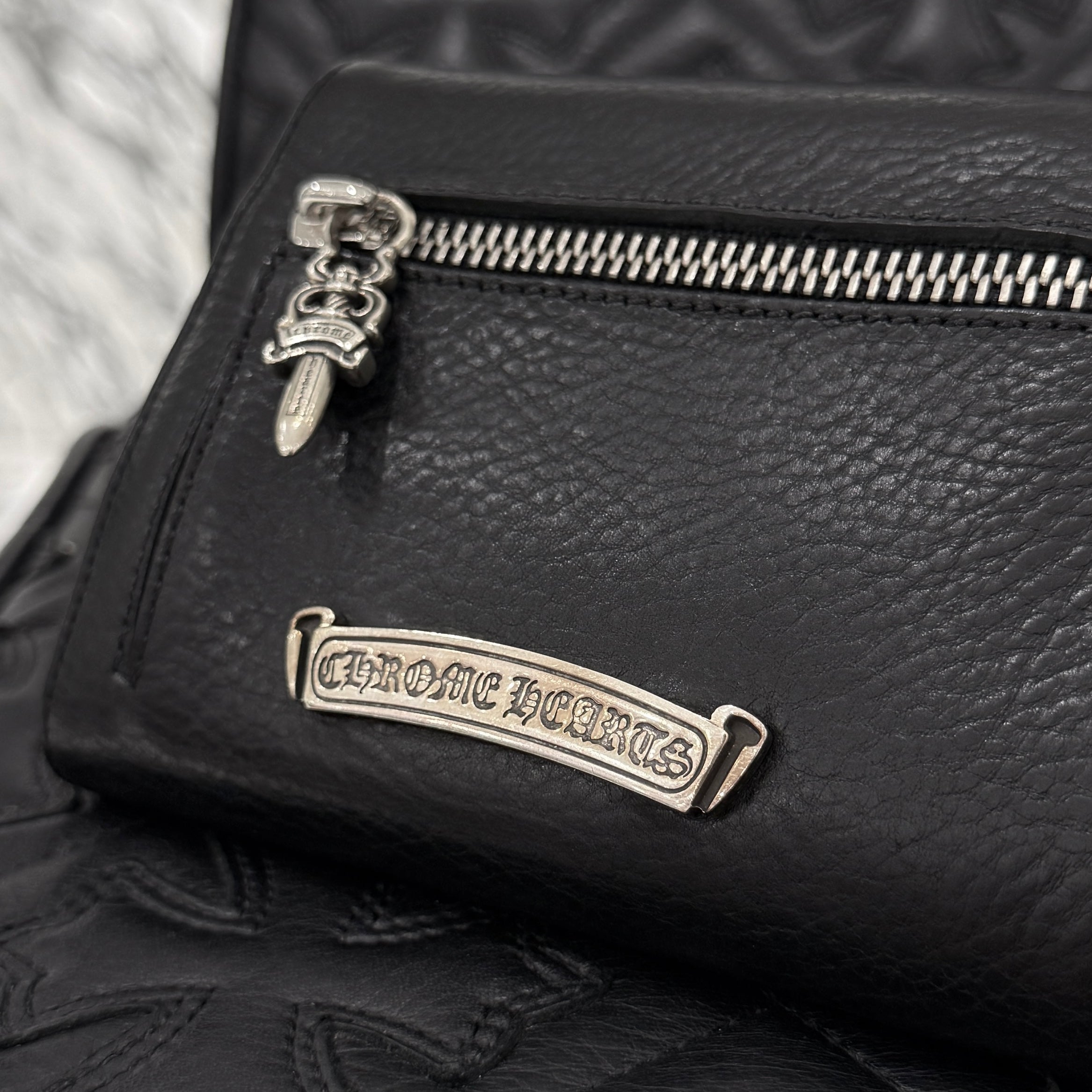CHROME HEARTS Wave Mini Cross Ball Wallet クロムハーツ ウェーブ ミニ クロスボール ウォレット