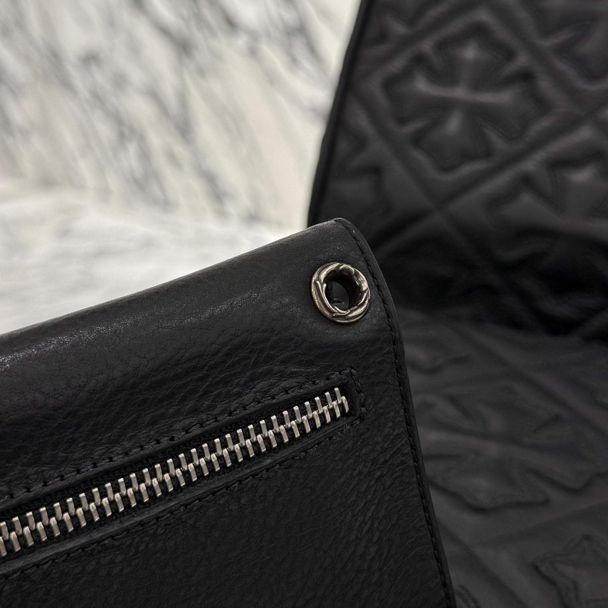 CHROME HEARTS Wave Mini Cross Ball Wallet クロムハーツ ウェーブ ミニ クロスボール ウォレット