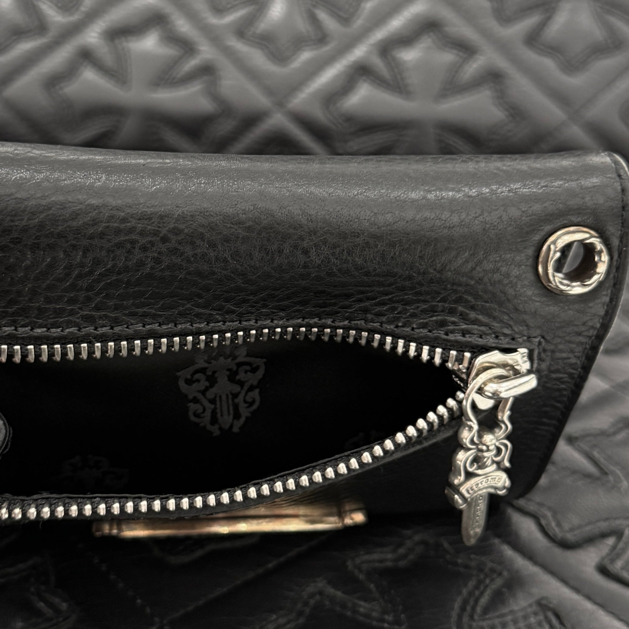 CHROME HEARTS Wave Mini Cross Ball Wallet クロムハーツ ウェーブ ミニ クロスボール ウォレット