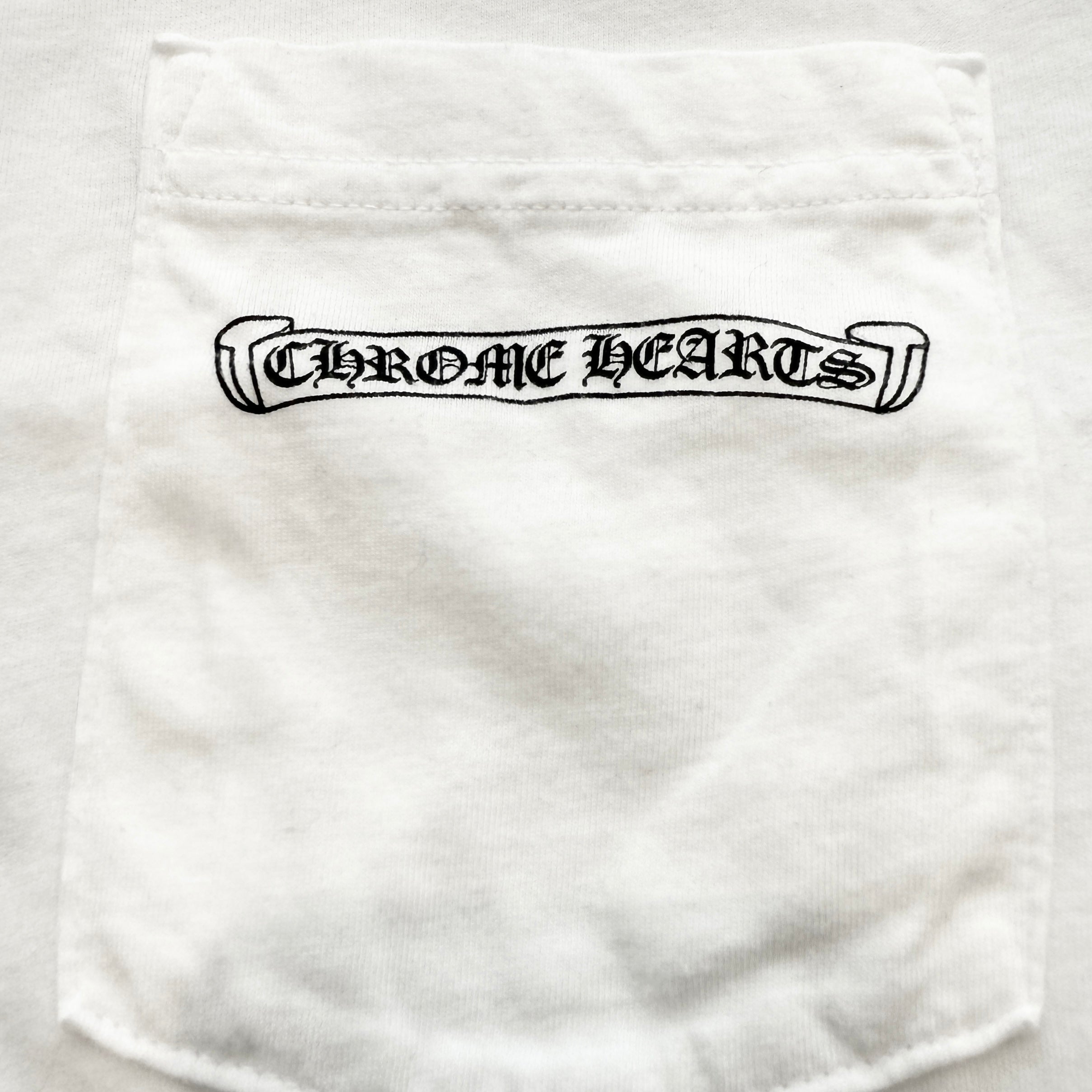CHROME HEARTS Back Arch Logo USA Long Sleeve Tee Size XL CHROME HEARTS Back Arch Logo USA Long Sleeve Tee Size XL