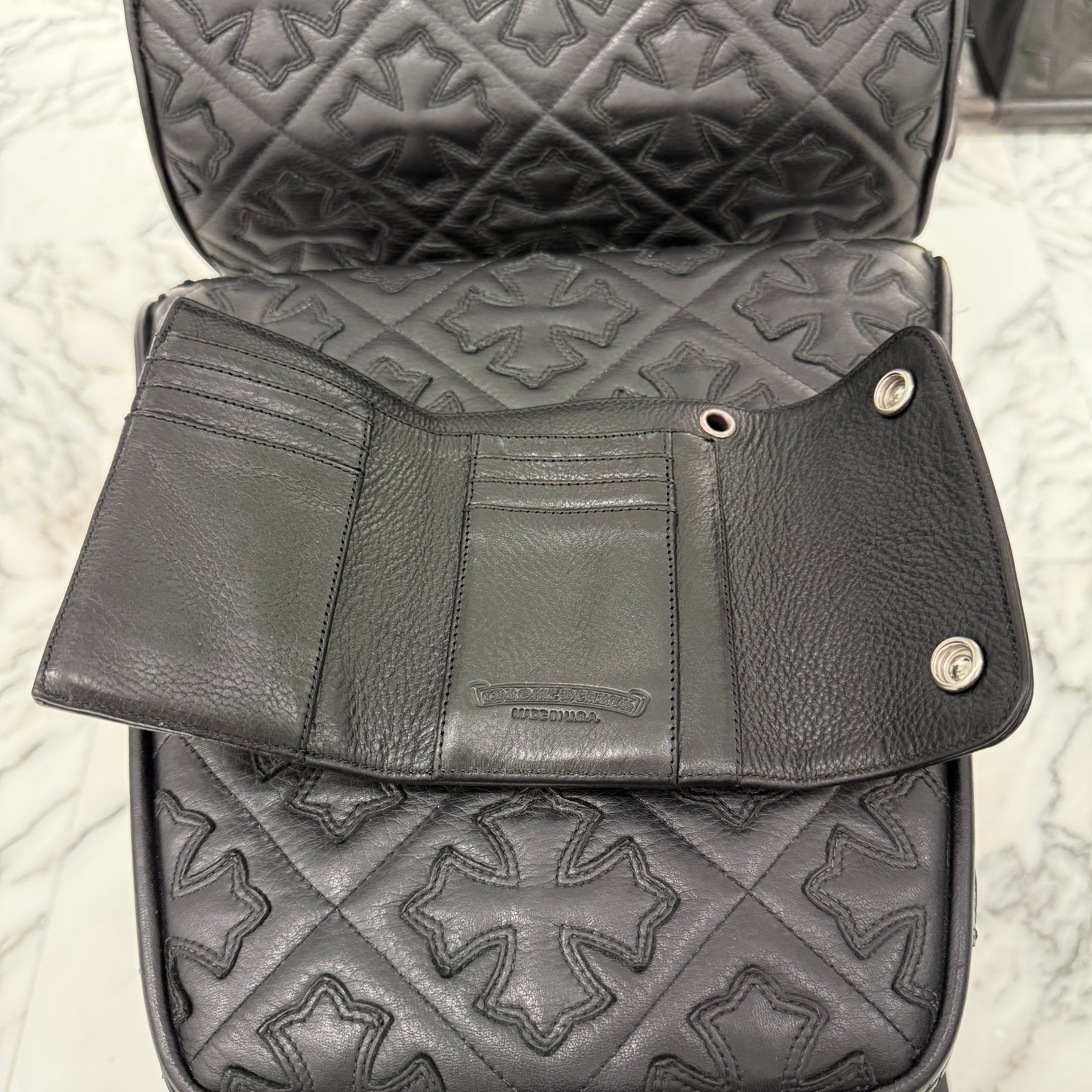 CHROME HEARTS Wave Mini Cross Ball Wallet クロムハーツ ウェーブ ミニ クロスボール ウォレット