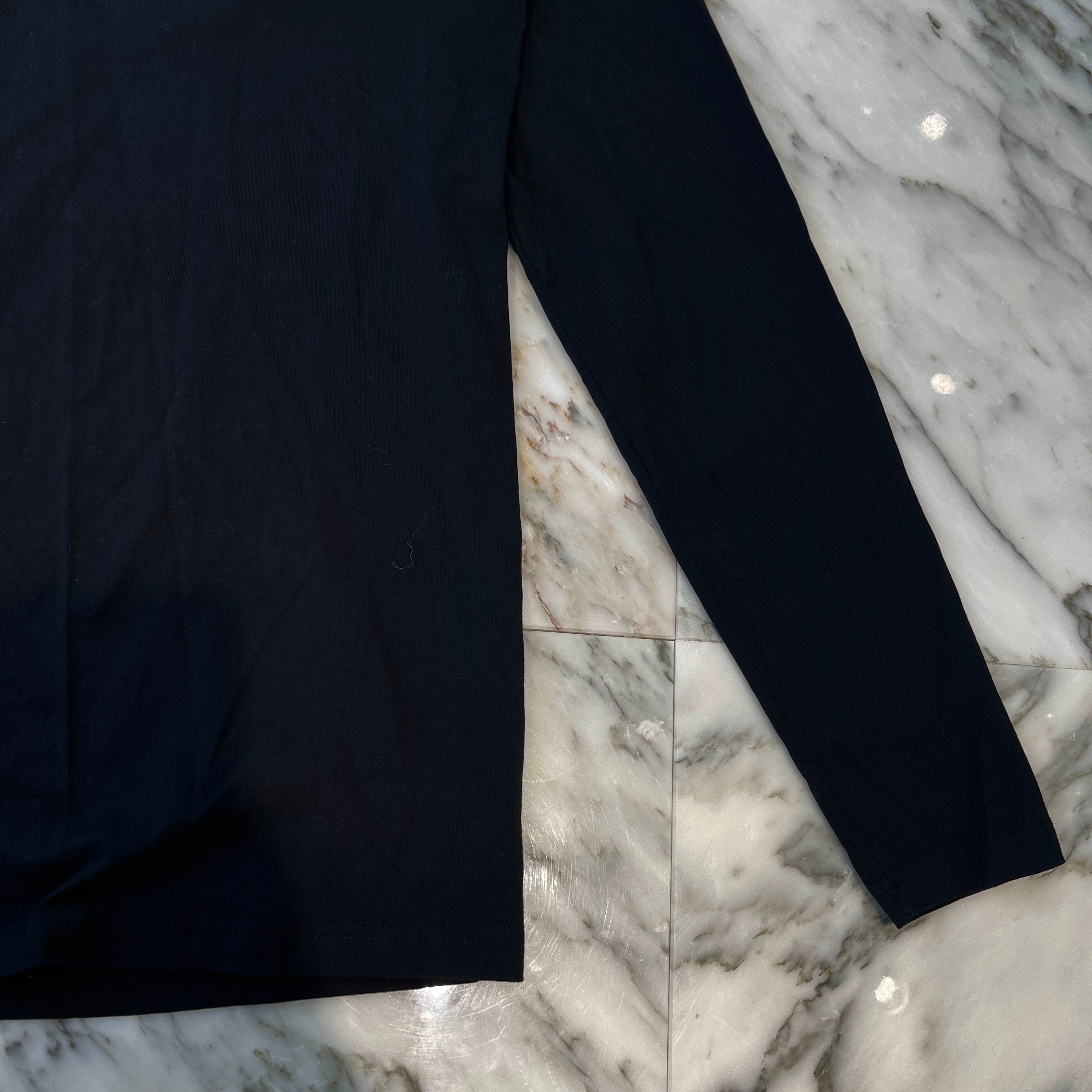 BALMAIN Cotton Long Sleeve Tee BRMF05270 001 Size M バルマン コットン ロングスリーブ Tシャツ サイズM