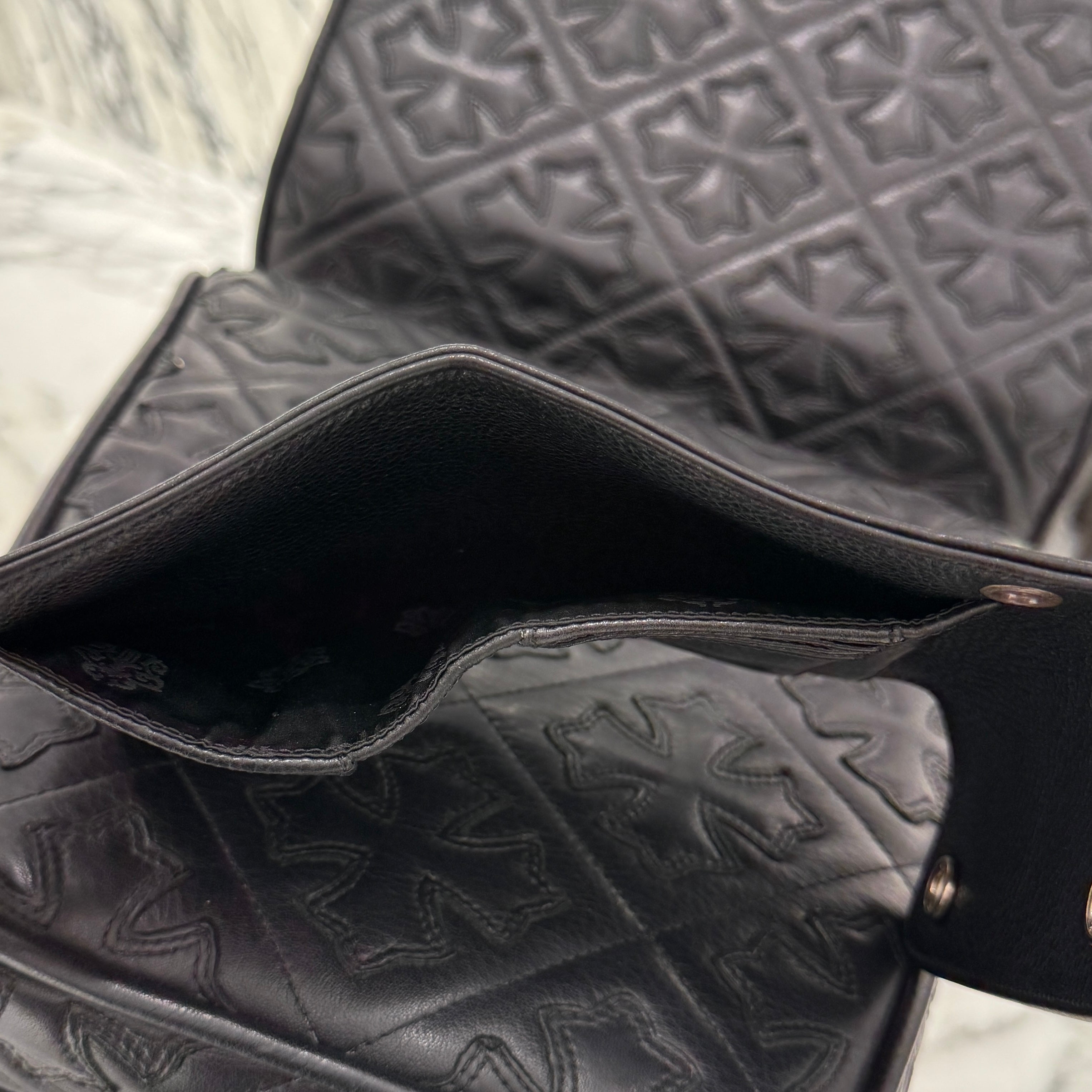 CHROME HEARTS Wave Mini Cross Ball Wallet クロムハーツ ウェーブ ミニ クロスボール ウォレット