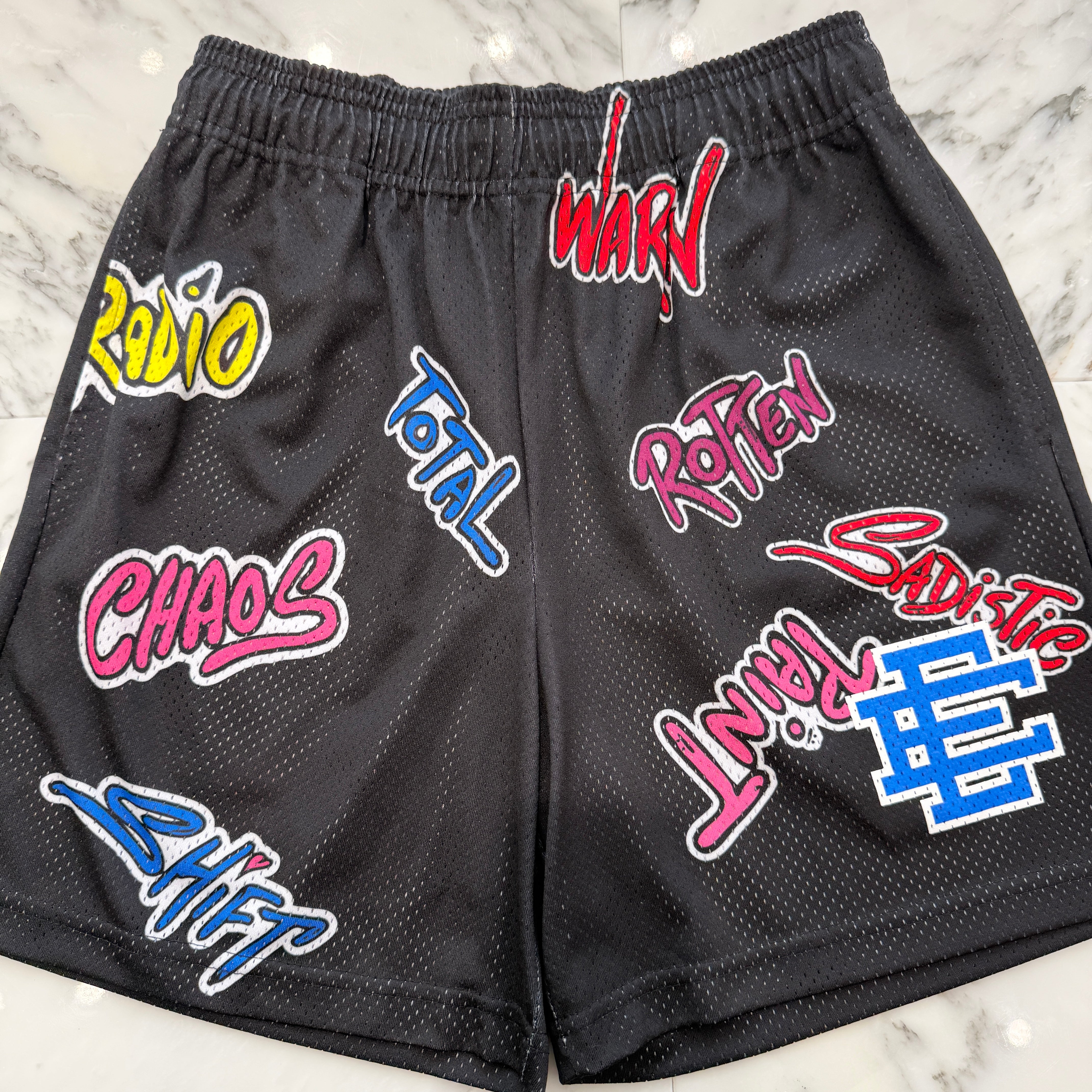 新品未使用 Eric Emanuel Matty Boyコラボ メッシュショーツ Eric Emanuel x Matty Boy EE Shorts Slime/Orange Men's - SS25