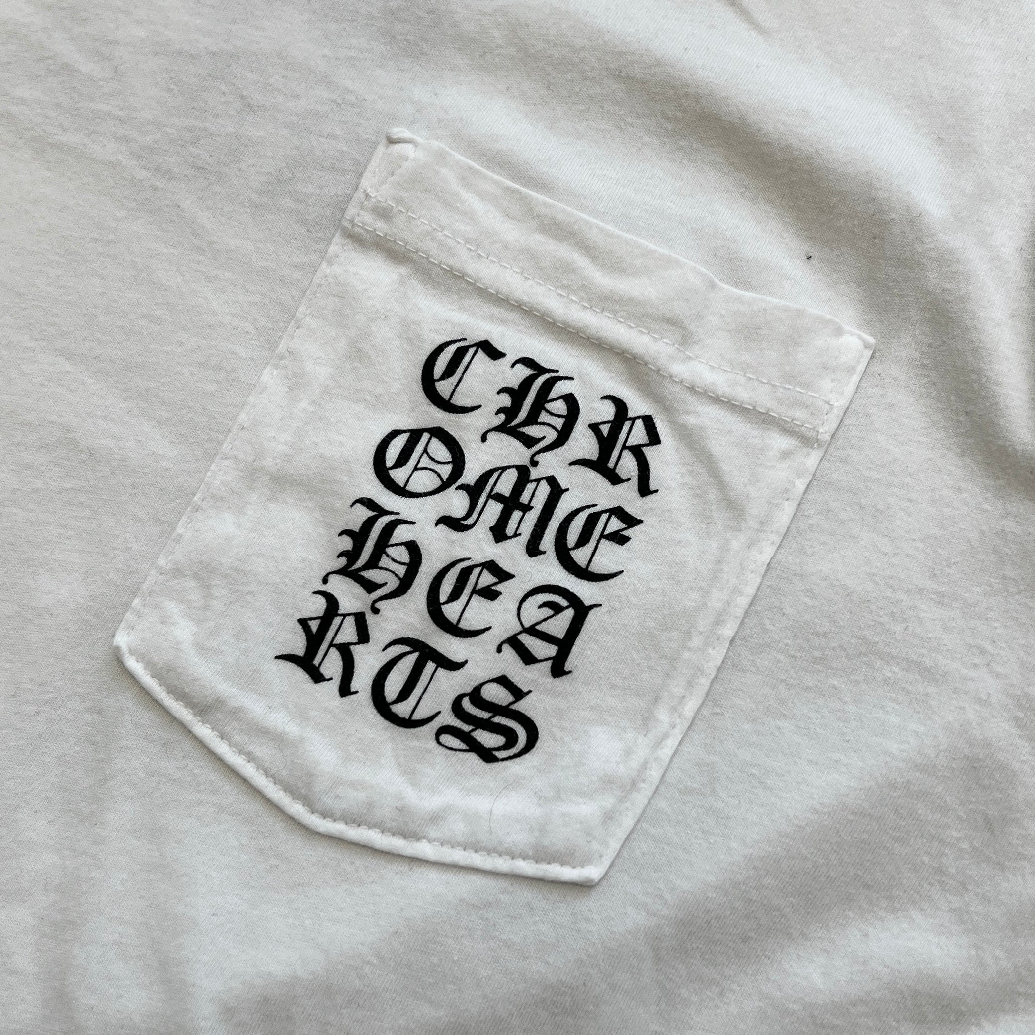 CHROME HEARTS Vertical Logo Tee Size M クロムハーツ ヴァーティカルロゴ Tシャツ サイズM