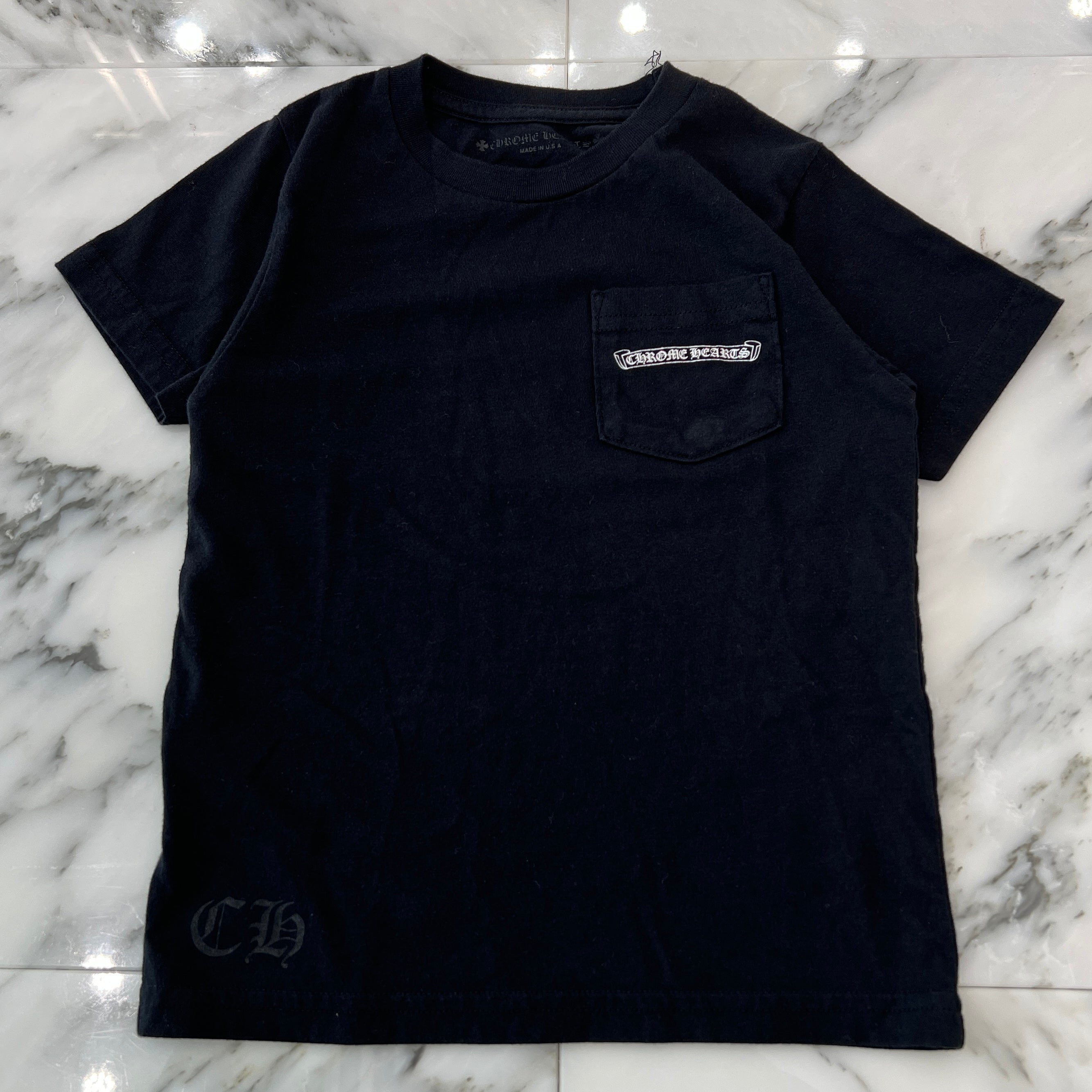 CHROME HEARTS Back Scroll Label Baby Short Sleeve Tee Size 4T(130/64) クロムハーツ バックスクロールラベル ベビー ショートスリーブTシャツ サイズ4T(130/64)