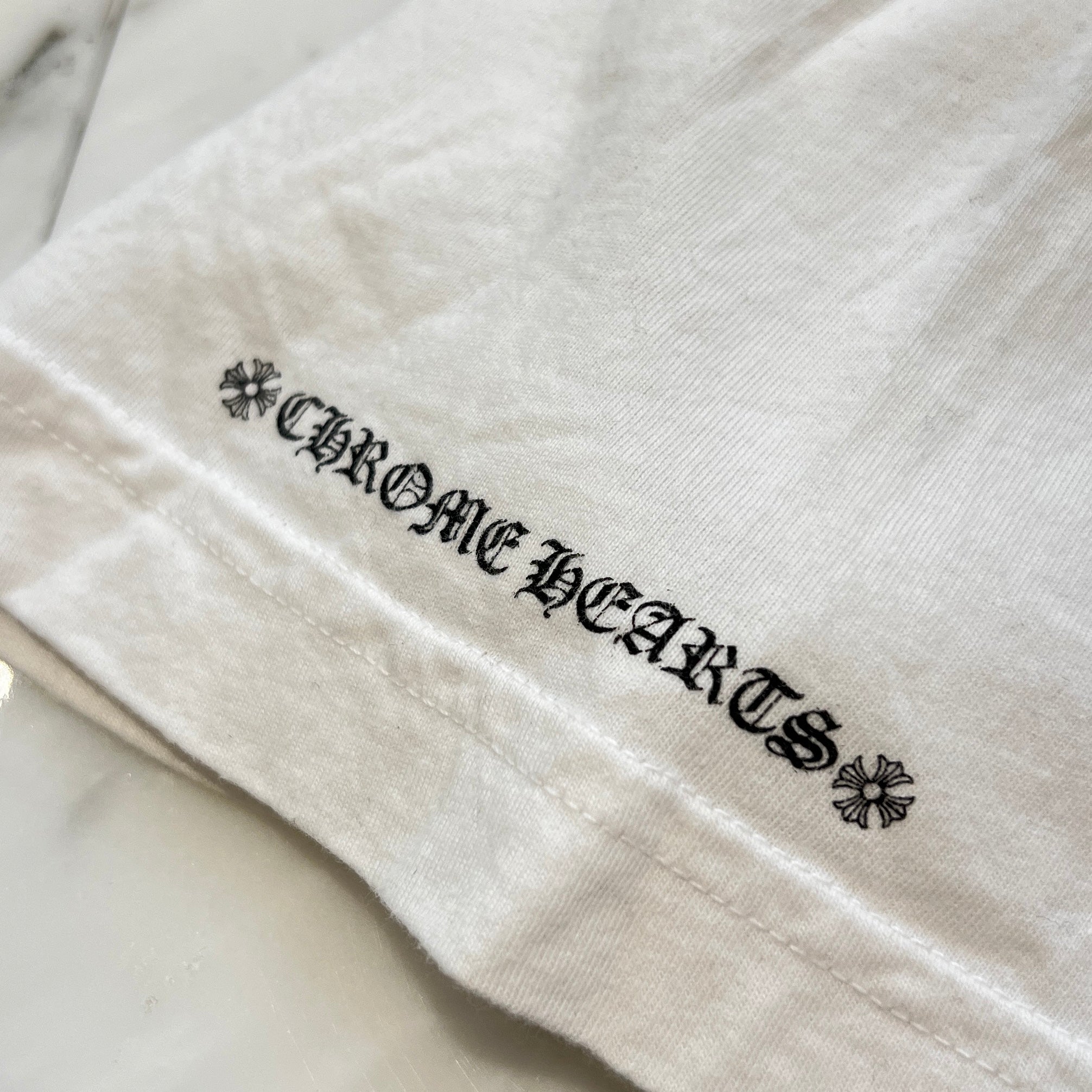 CHROME HEARTS Vertical Logo Tee Size M クロムハーツ ヴァーティカルロゴ Tシャツ サイズM