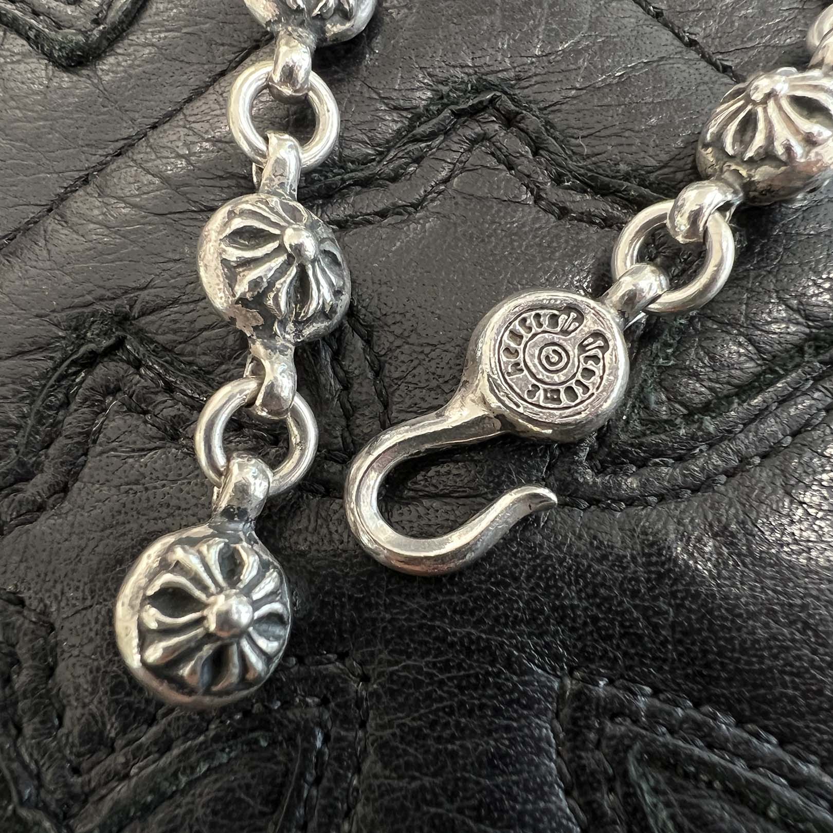 CHROME HEARTS Cross Ball Tiny CH Cross Bracelet クロムハーツ