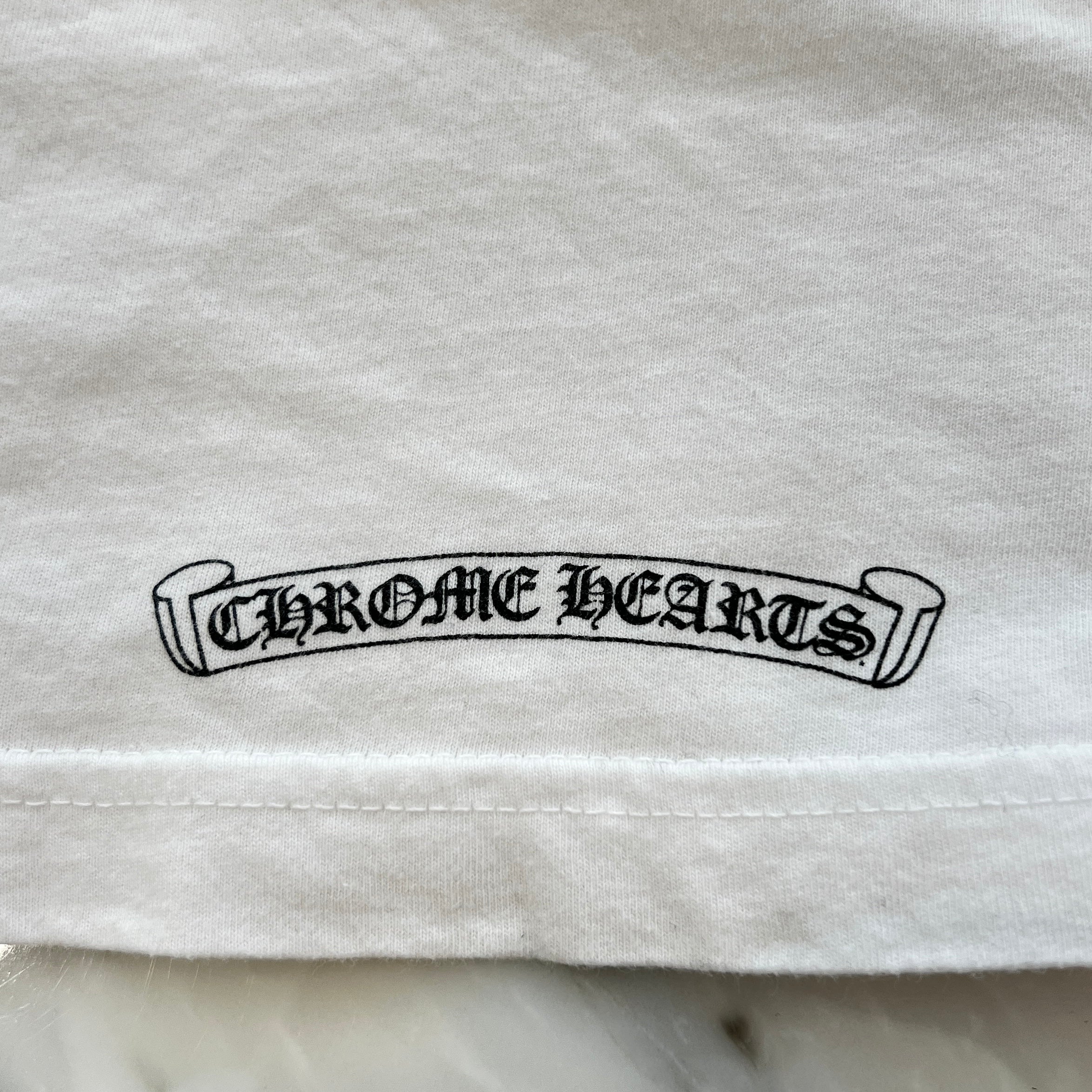 CHROME HEARTS Vertical Logo Tee Size M クロムハーツ ヴァーティカルロゴ Tシャツ サイズM
