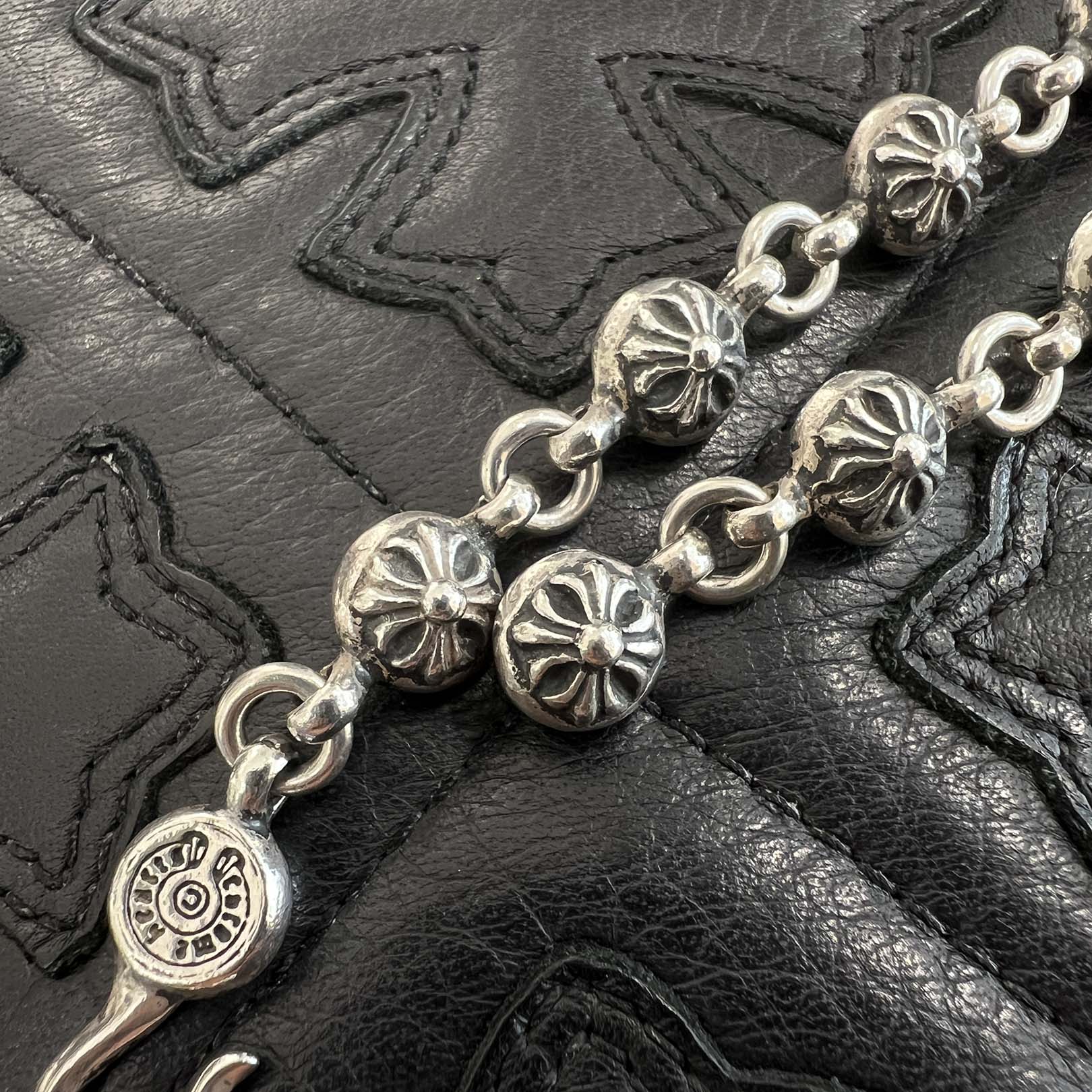 CHROME HEARTS Cross Ball Tiny CH Cross Bracelet クロムハーツ クロスボール タイニーCHクロス ブレスレット