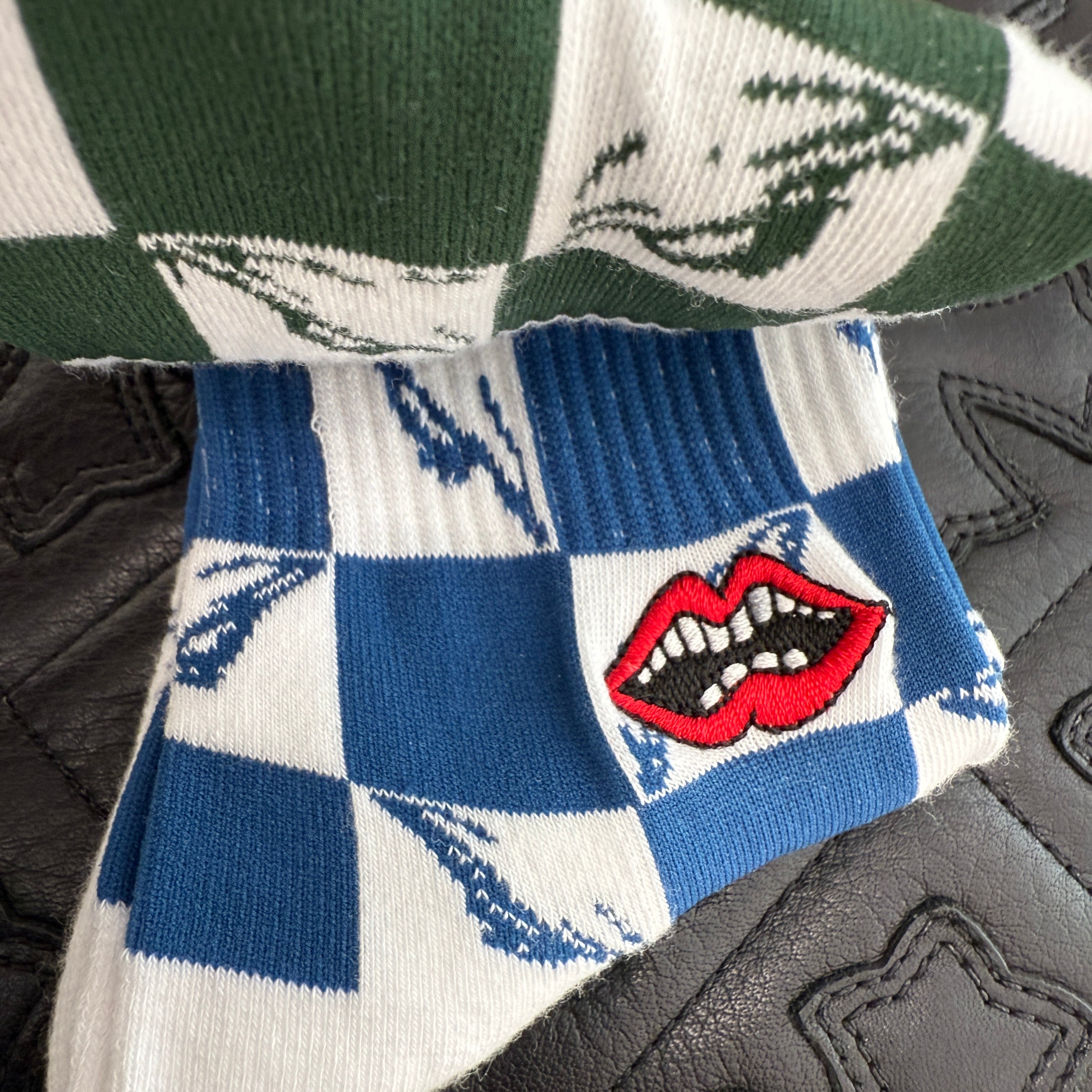 CHROME HEARTS×MATTY BOY 99 Eyes Multi Collar Socks Size M(25-27cm) クロムハーツ×マッティボーイ 99アイズ マルチカラーソックス  サイズM(25-27cm)