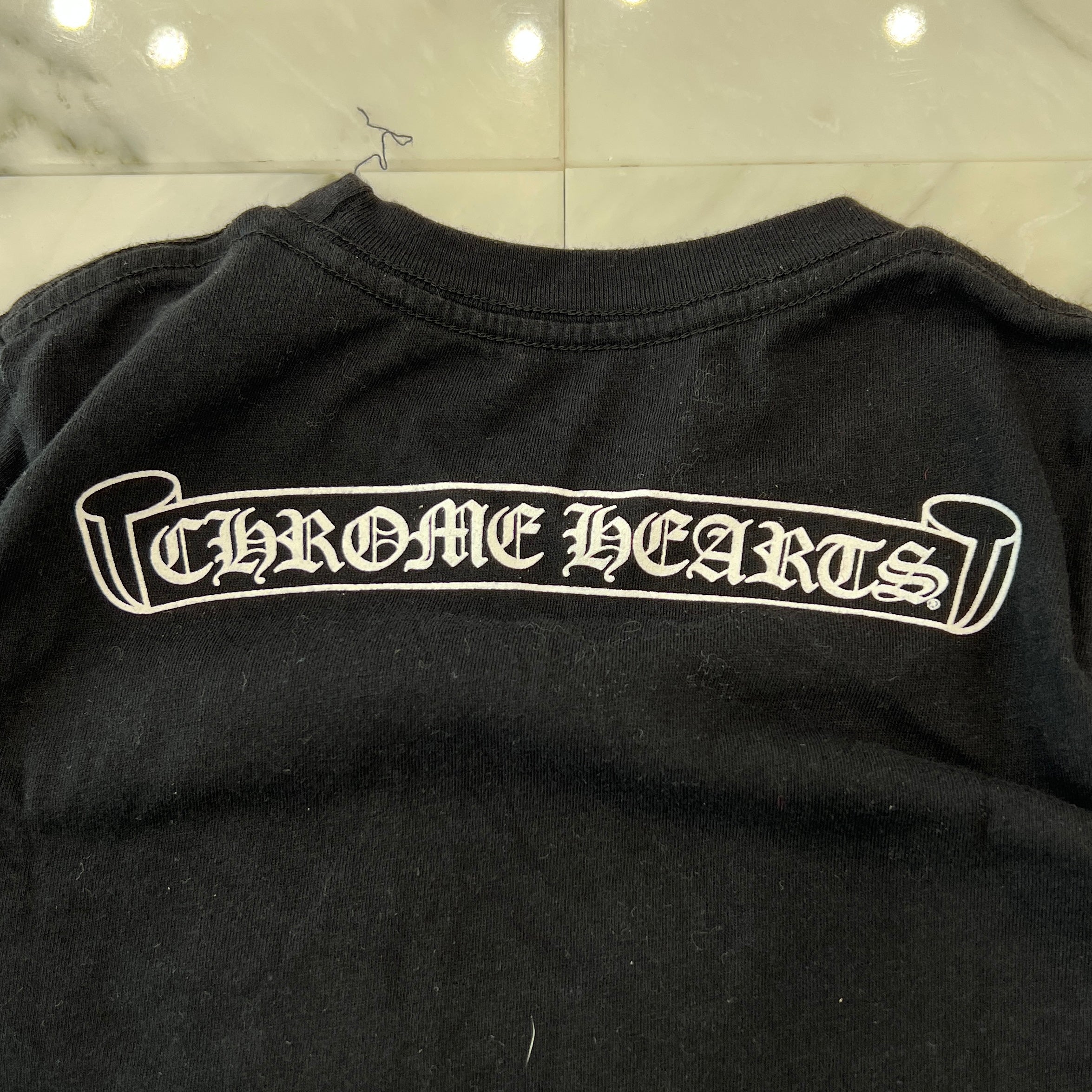 CHROME HEARTS Back Scroll Label Baby Short Sleeve Tee Size 4T(130/64) クロムハーツ バックスクロールラベル ベビー ショートスリーブTシャツ サイズ4T(130/64)