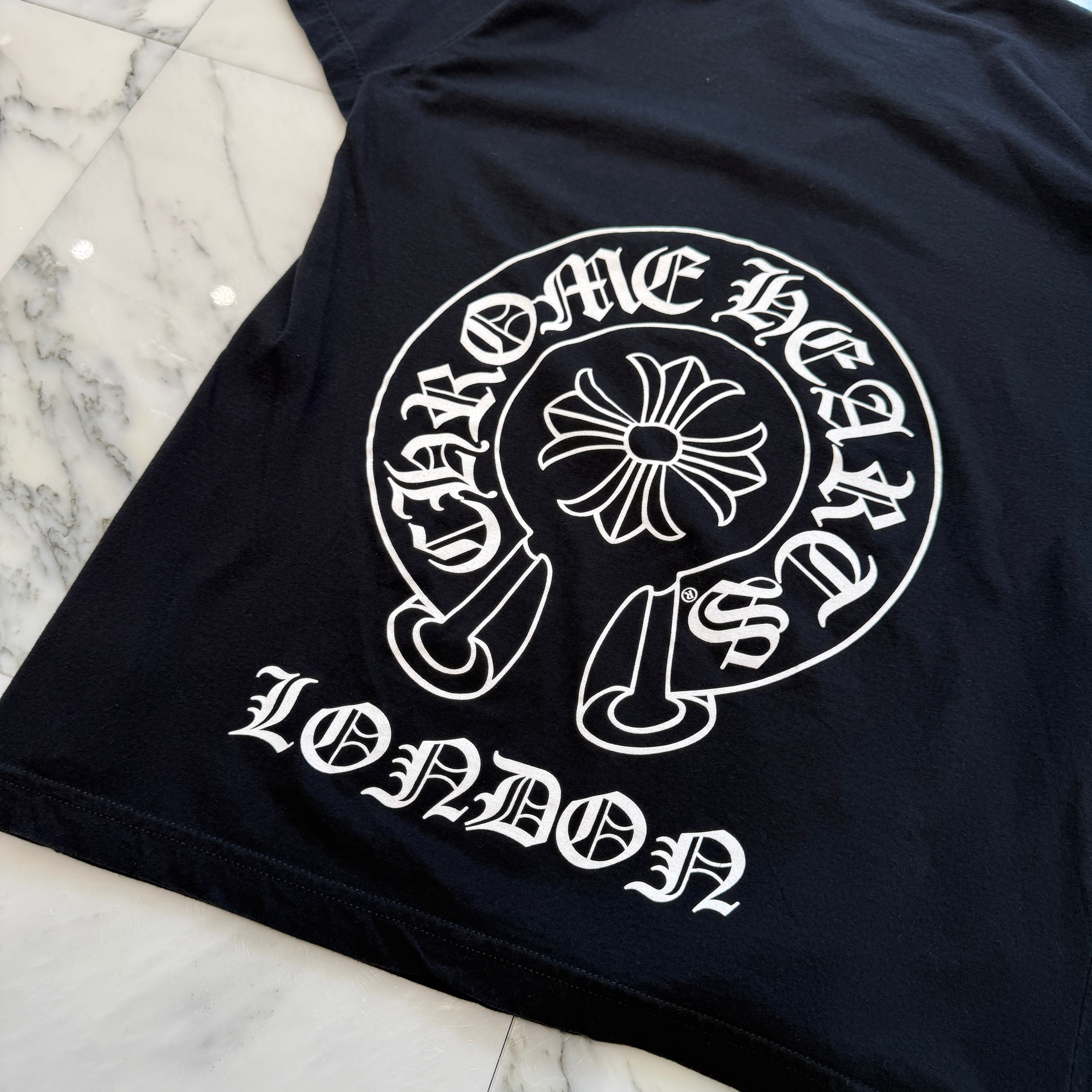 CHROME HEARTS London Limited Back Horseshoe Tee Size L クロムハーツ ロンドン限定 バックホースシューTシャツ  サイズL