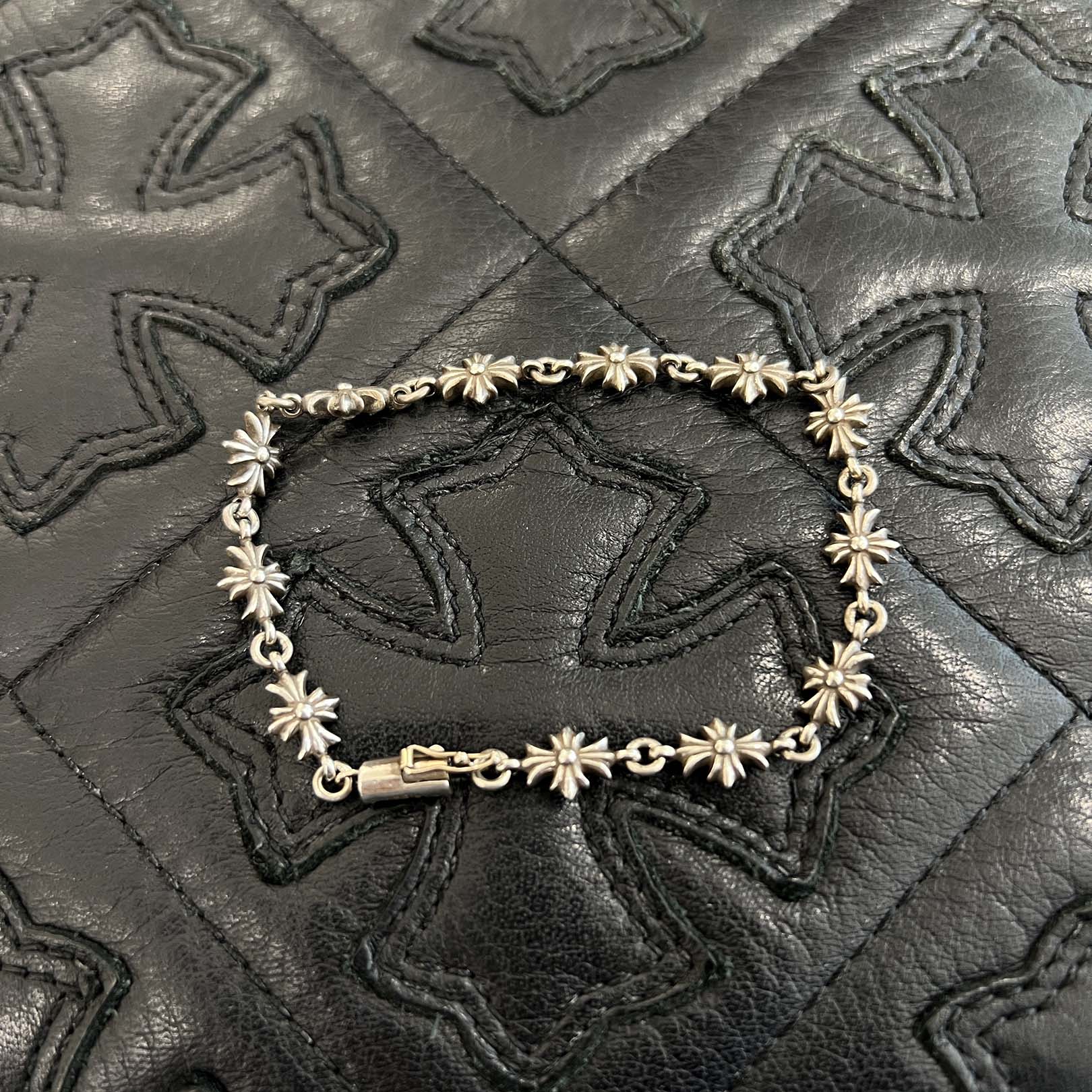 CHROME HEARTS Tiny E CH Plus Bracelet 12 LINK クロムハーツ タイニーE CHプラス ブレスレット 12リンク