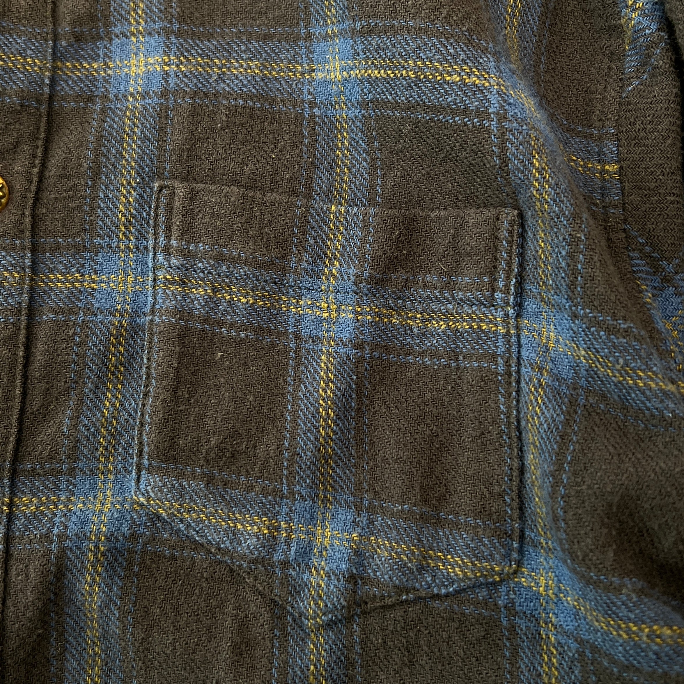 CHROME HEARTS Y NOT Loose Ends Check Shirt Size S クロムハーツ ワイノット ルーズエンド チェックシャツ サイズS