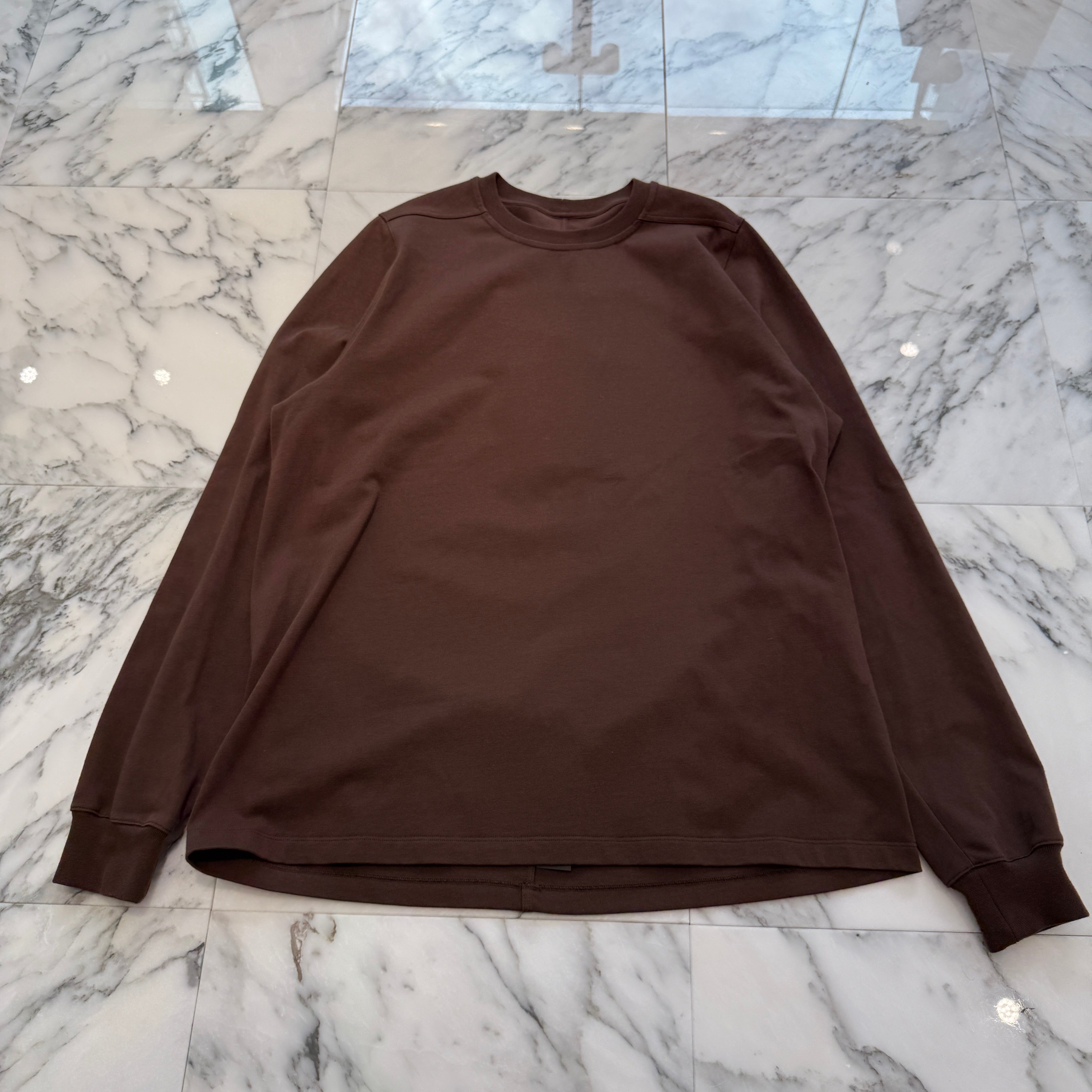 Rick Owens 2023AW Crewneck Long Sleeve Tee RU02C7277-BA Size XL リックオウェンス クルーネック ロングスリーブTシャツ サイズXL