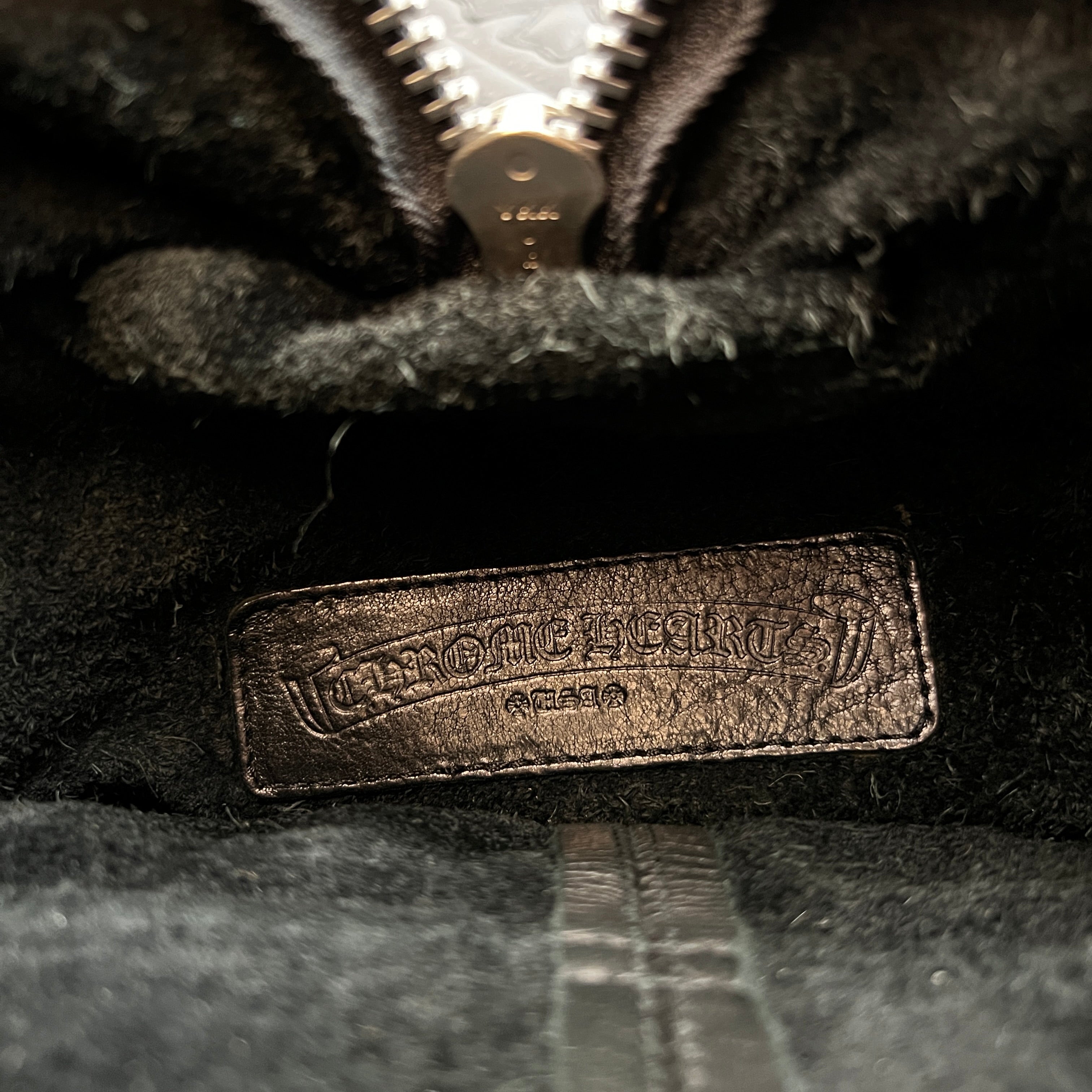 CHROME HEARTS FLARE Leather Duffle Bag Size XS クロムハーツ フレア レザーダッフルバッグ サイズXS