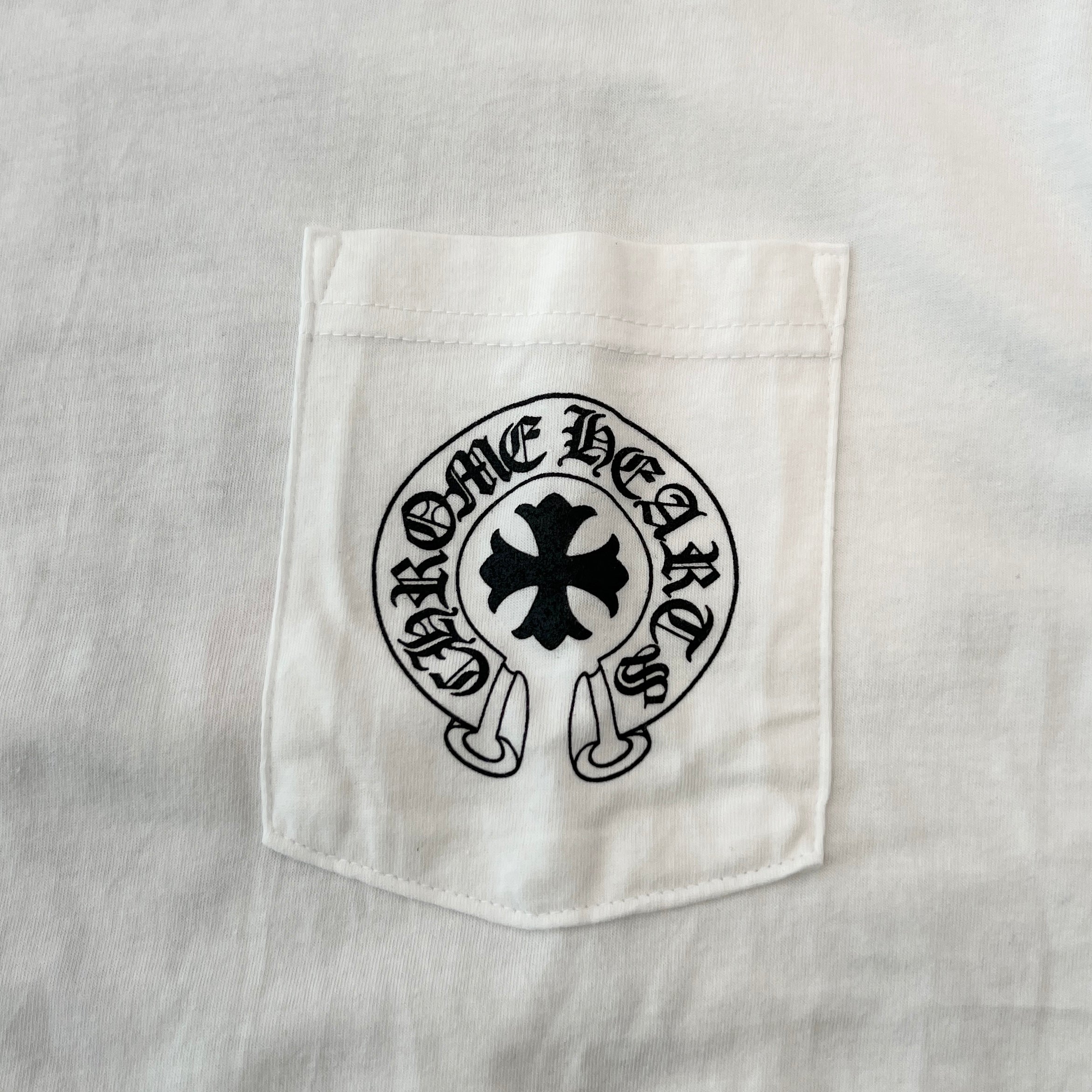 CHROME HEARTS Tokyo Limited Made In Hollywood Vertical Logo Tee Size L クロムハーツ 東京限定 メイドインハリウッド ヴァーティカルロゴ Tシャツ サイズL