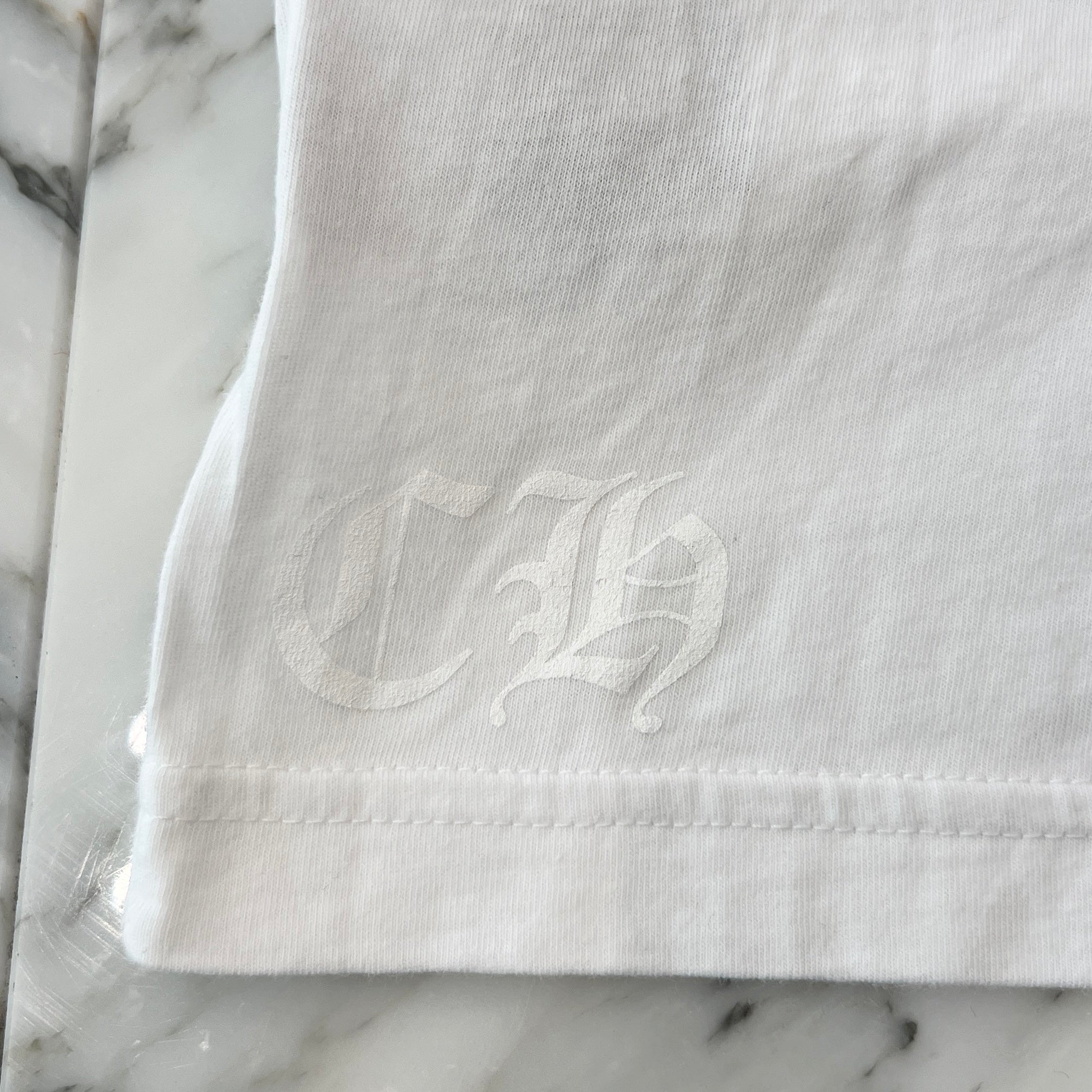 CHROME HEARTS Tokyo Limited Made In Hollywood Vertical Logo Tee Size L クロムハーツ 東京限定 メイドインハリウッド ヴァーティカルロゴ Tシャツ サイズL