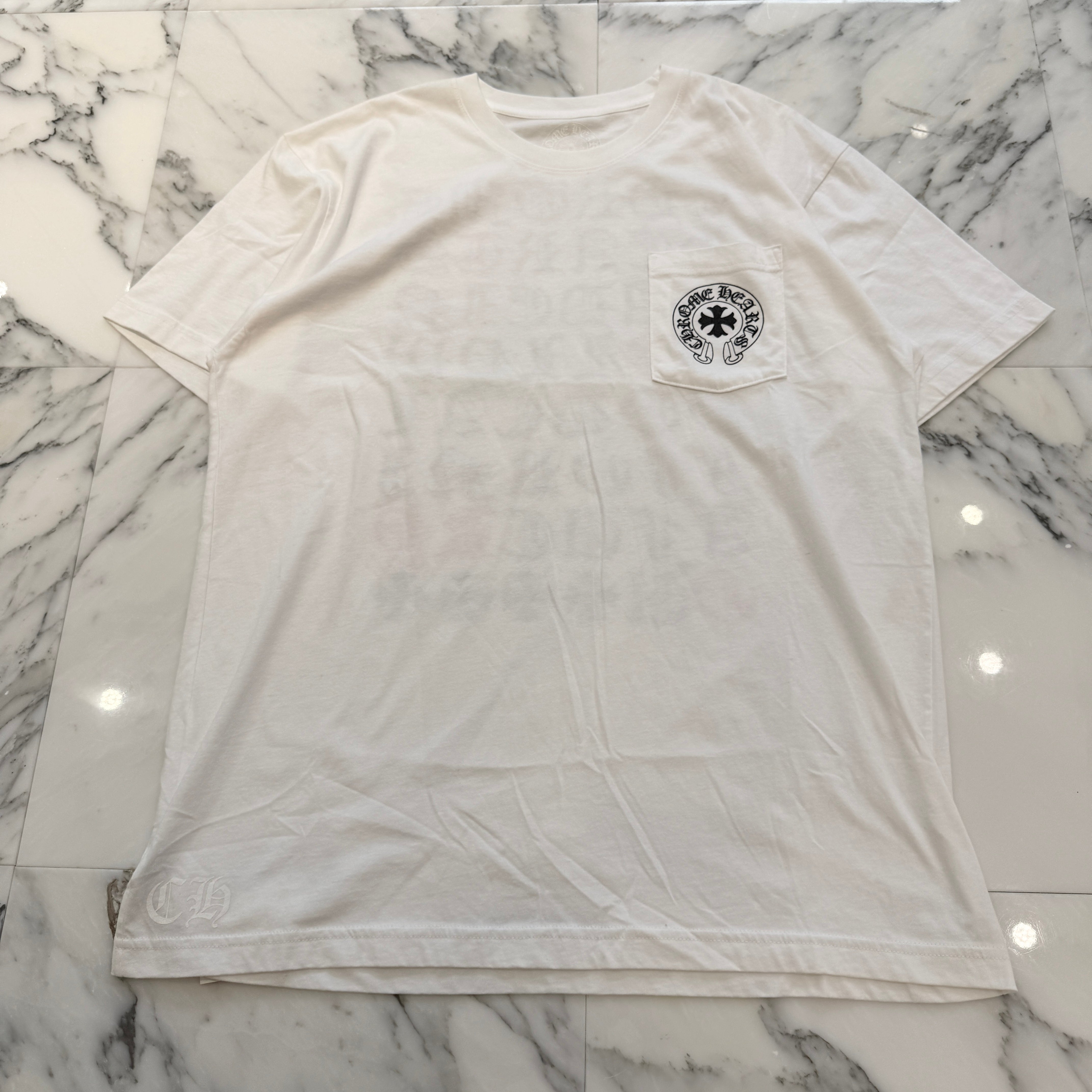 CHROME HEARTS Made In Hollywood Vertical Logo Tee Size XL クロムハーツ メイドインハリウッド ヴァーティカルロゴ Tシャツ サイズXL