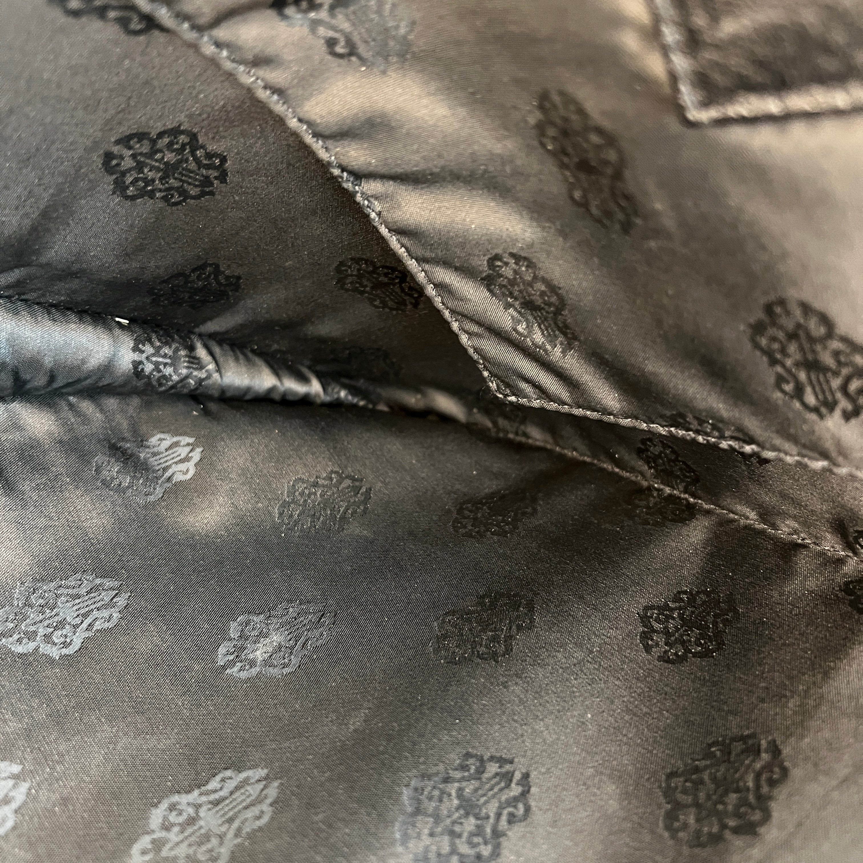 CHROME HEARTS Round Zip CH Plus Logo Leather Crutch Bag クロムハーツ ラウンドジップ CHプラス ロゴ レザー クラッチバッグ