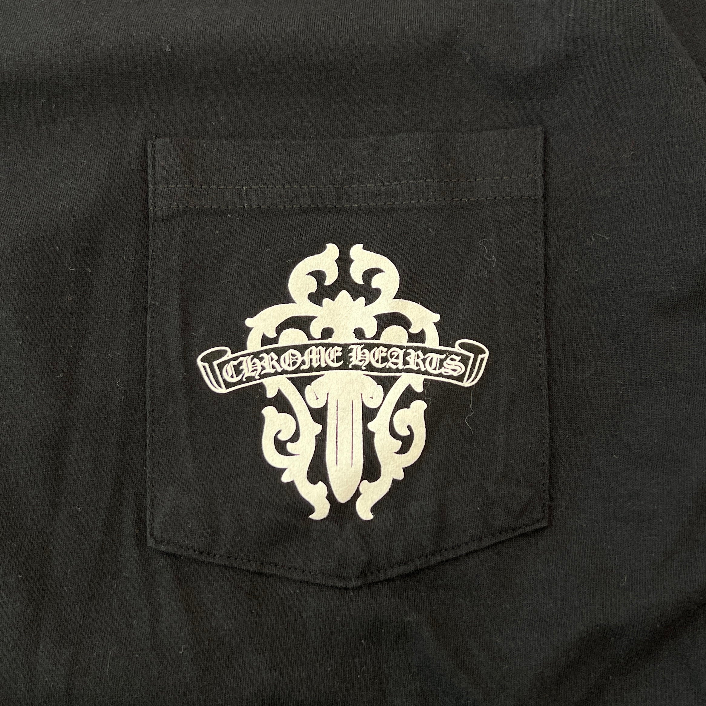 CHROME HEARTS Dagger Tire Track Long Sleeve Tee Size L クロム