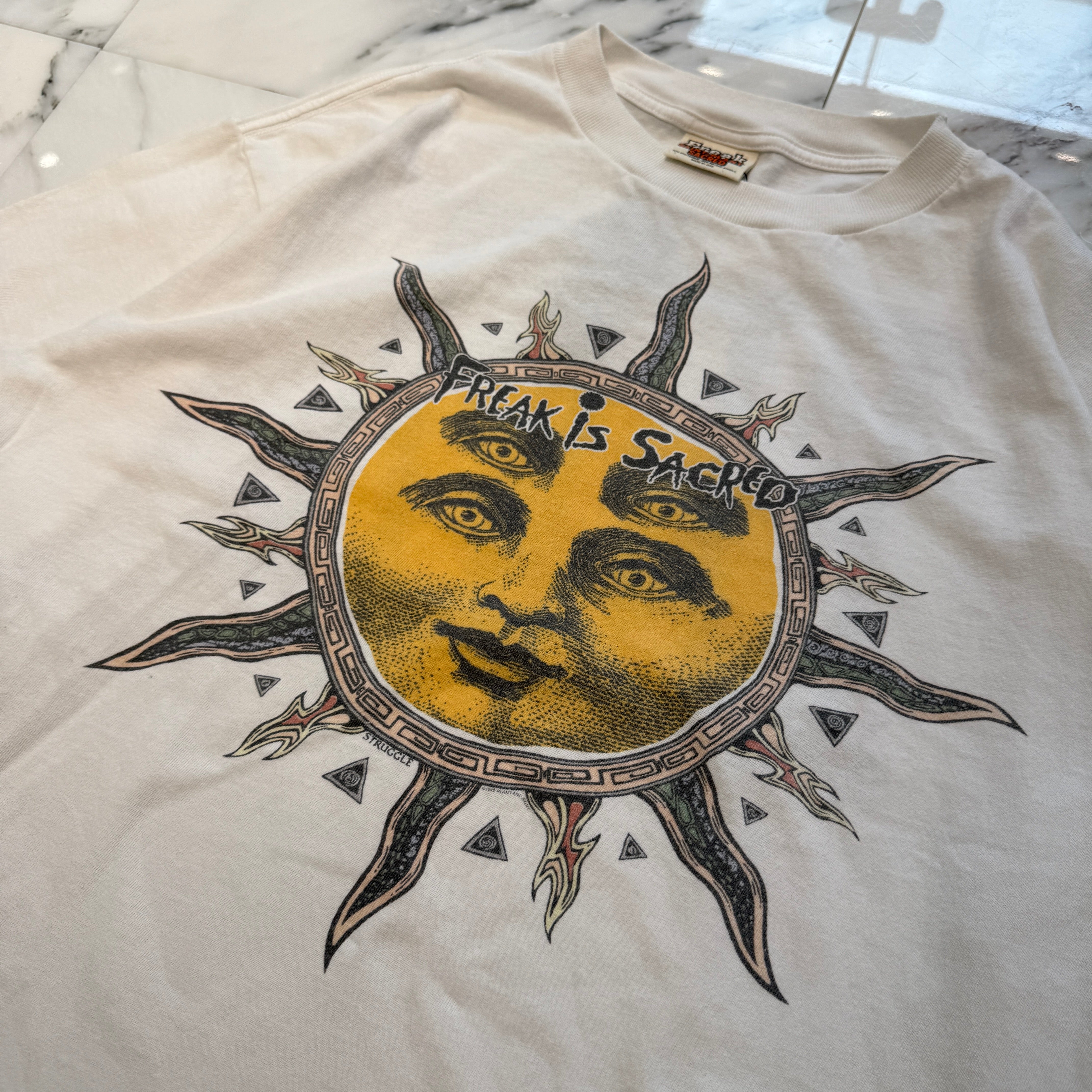 SAINT Mxxxxxx × Cactus Plant Flea Market 2024AW SUN S/S Tee SM-YS1-0000-C02 Size M セントマイケル×カクタスプラント フリーマーケット サン Tシャツ サイズM