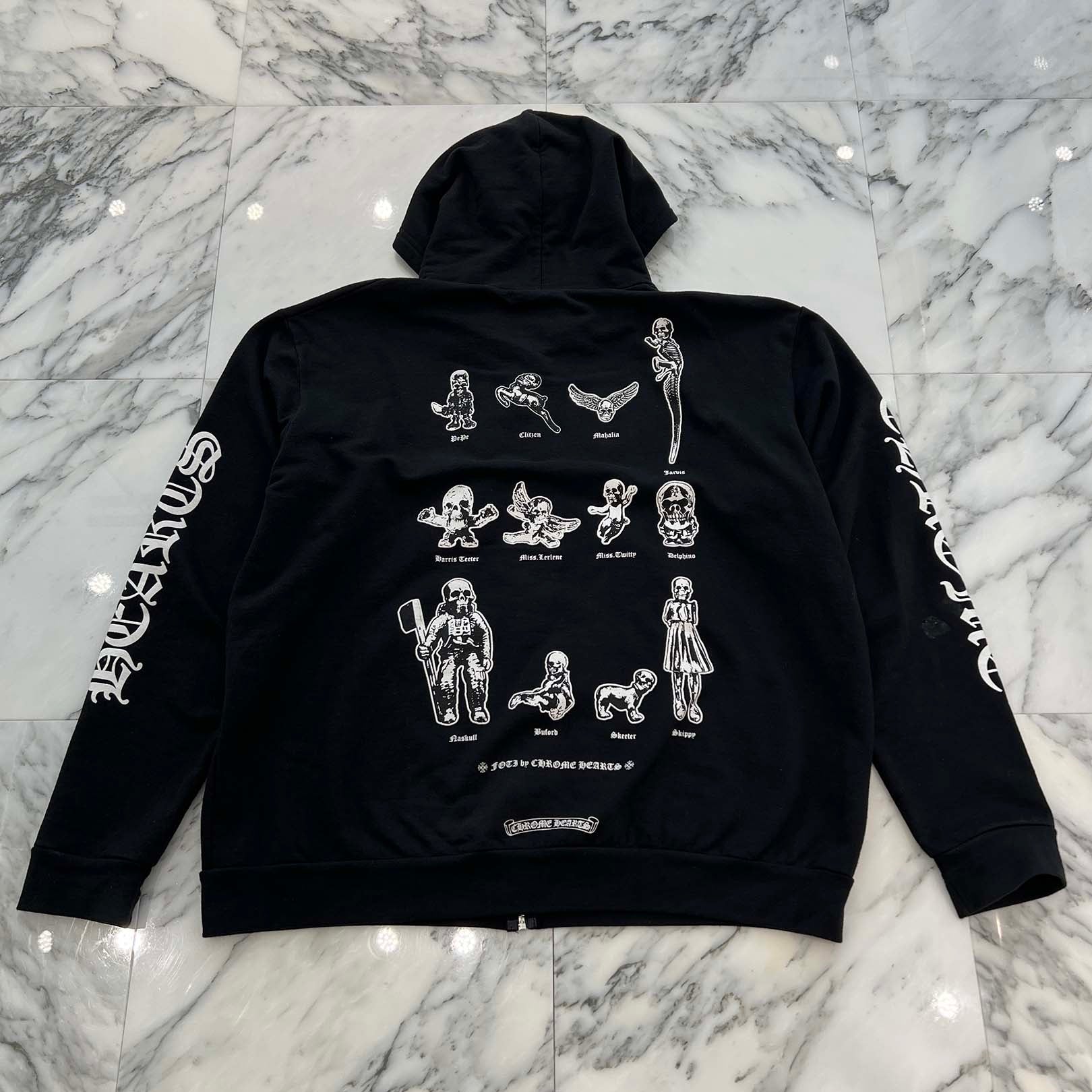 CHROME HEARTS 2023SS FOTI Family Zip Up Hoodie Size XL クロムハーツ フォティファミリー ジップアップ フーディ サイズXL