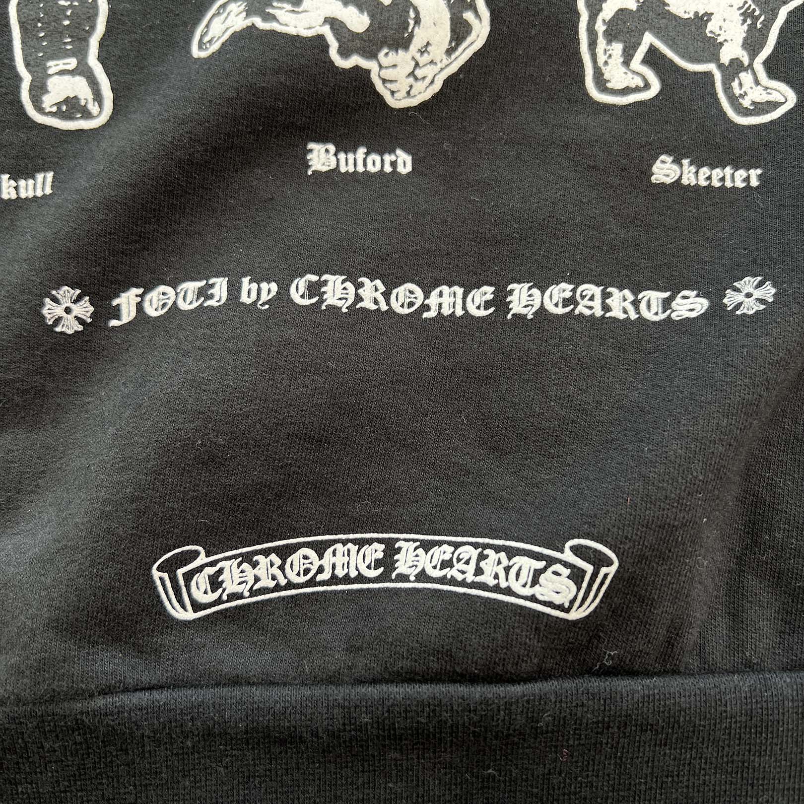 CHROME HEARTS 2023SS FOTI Family Zip Up Hoodie Size XL クロムハーツ フォティファミリー ジップアップ フーディ サイズXL