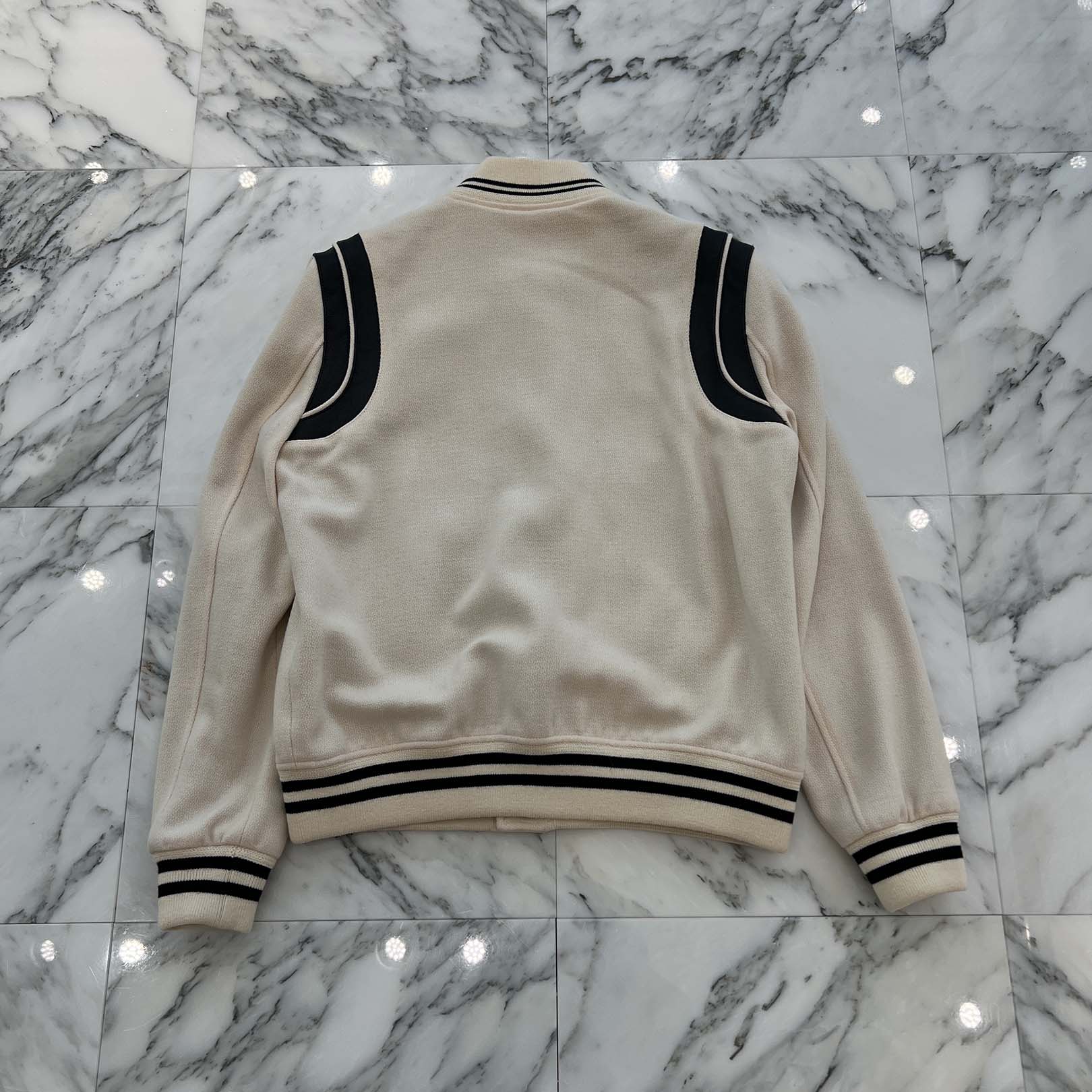 SAINT LAURENT PARIS 2022SS Blouson Teddy Jacket 354718 Y213Q Size 52 サンローランパリ ブルゾン テディジャケット サイズ52