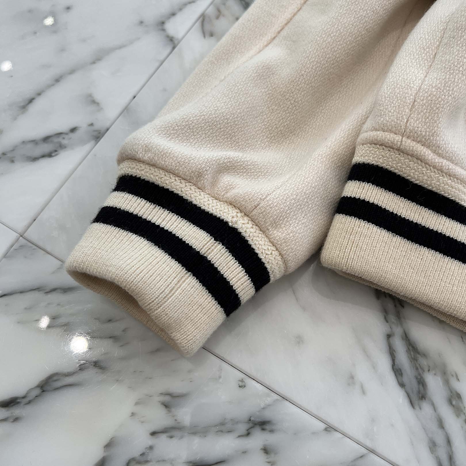 SAINT LAURENT PARIS 2022SS Blouson Teddy Jacket 354718 Y213Q Size 52 サンローランパリ ブルゾン テディジャケット サイズ52