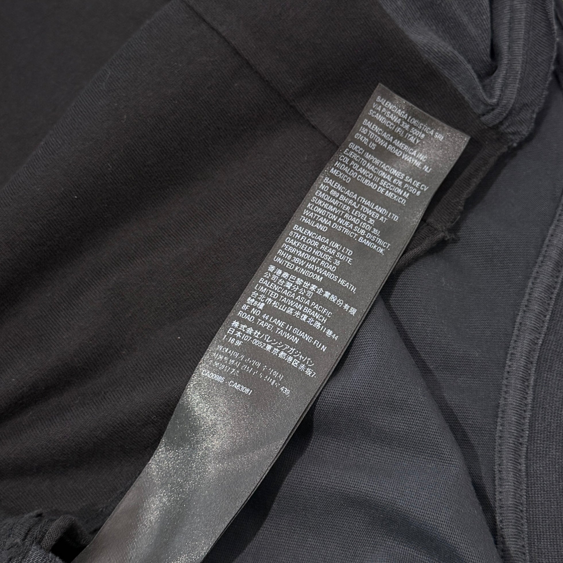 BALENCIAGA Speed Hunter Upside Down Oversized Tee 698811 TMVC9 Size 3 バレンシアガ スピードハンター アップサイドダウン オーバーサイズTシャツ サイズ3