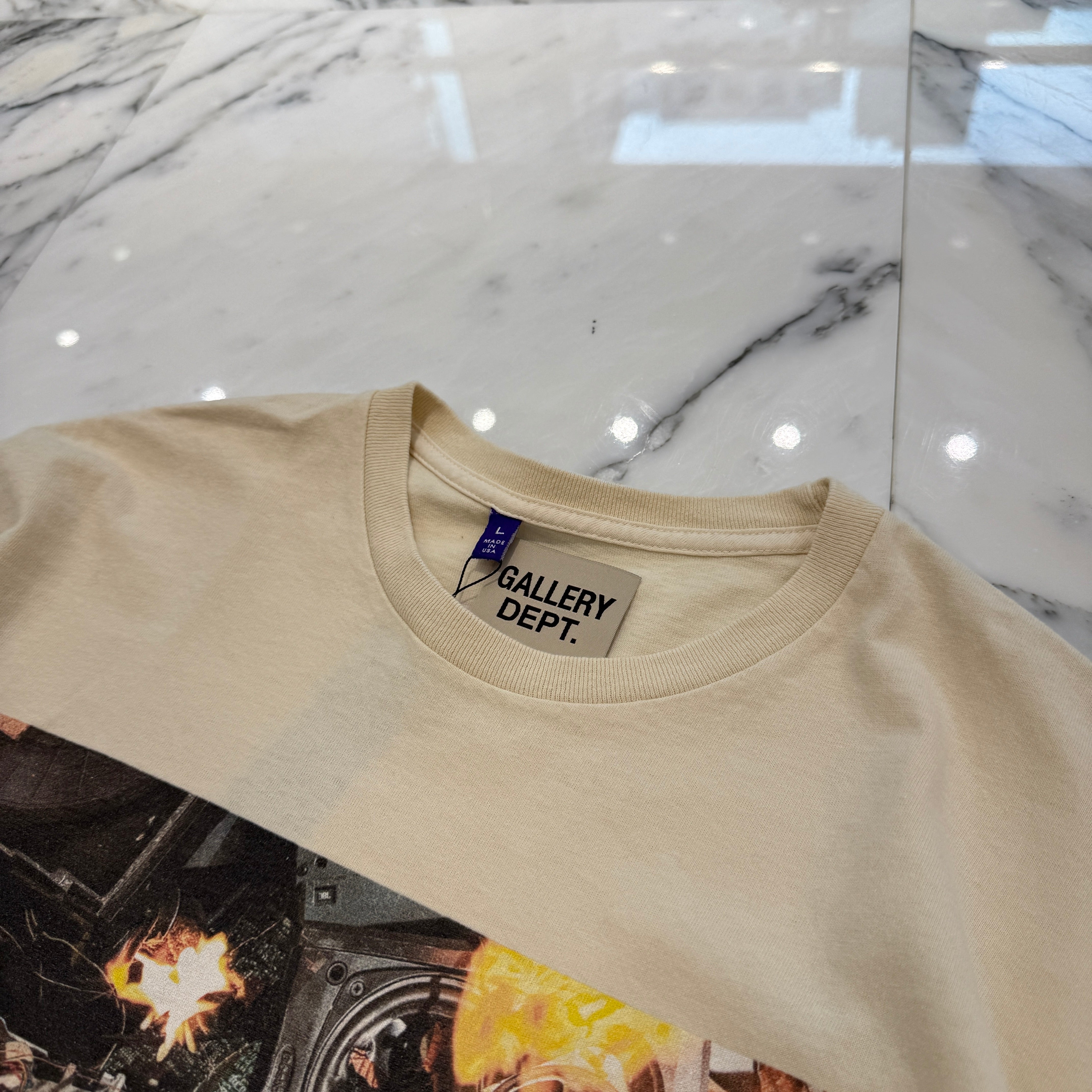 【GALLERY DEPT.】ミザリーTシャツ GALLERY DEPT. MISERY TEE | WHITE