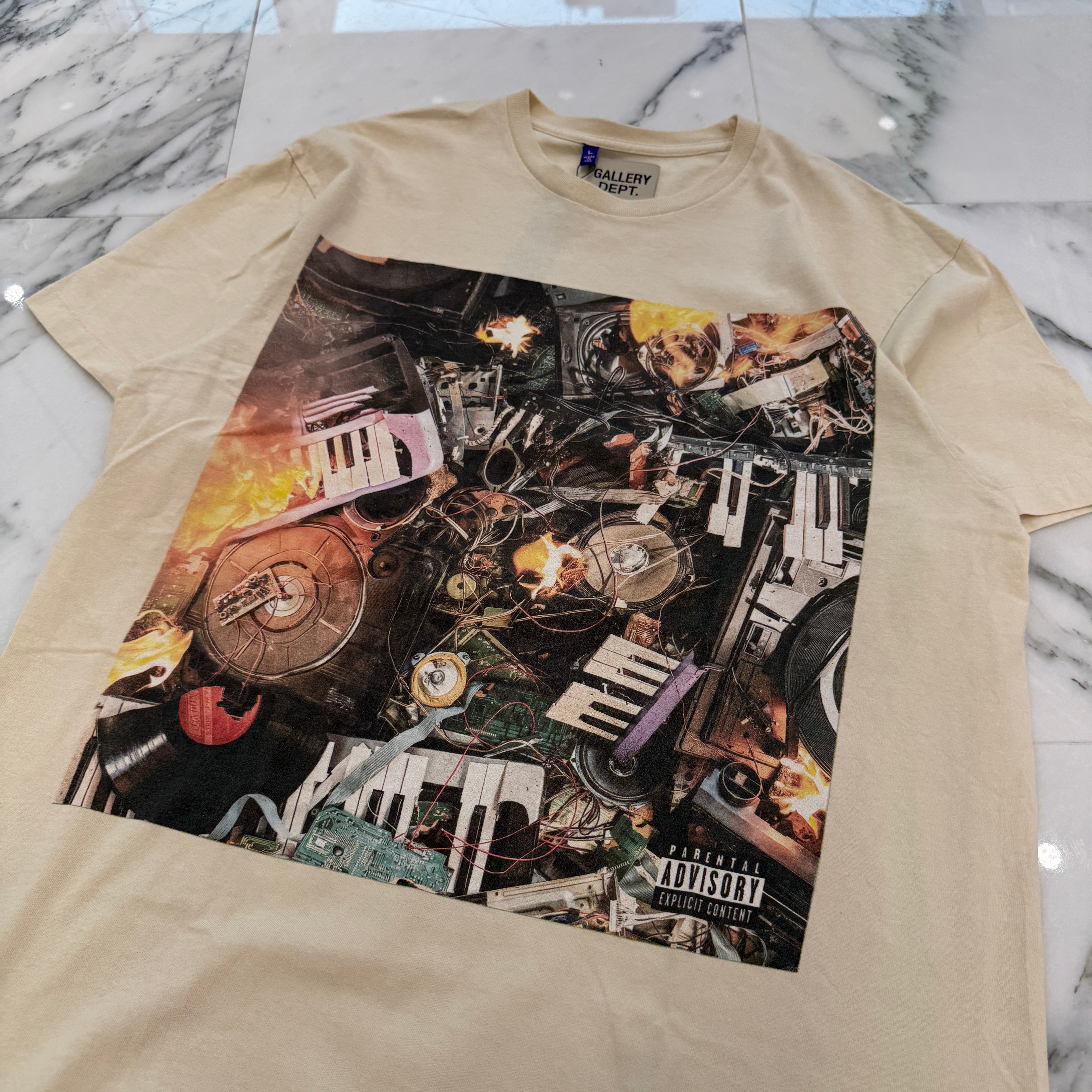 GALLERY DEPT. Misery Tee MSY-1030 Size L ギャラリーデプト ミゼリー Tシャツ サイズL