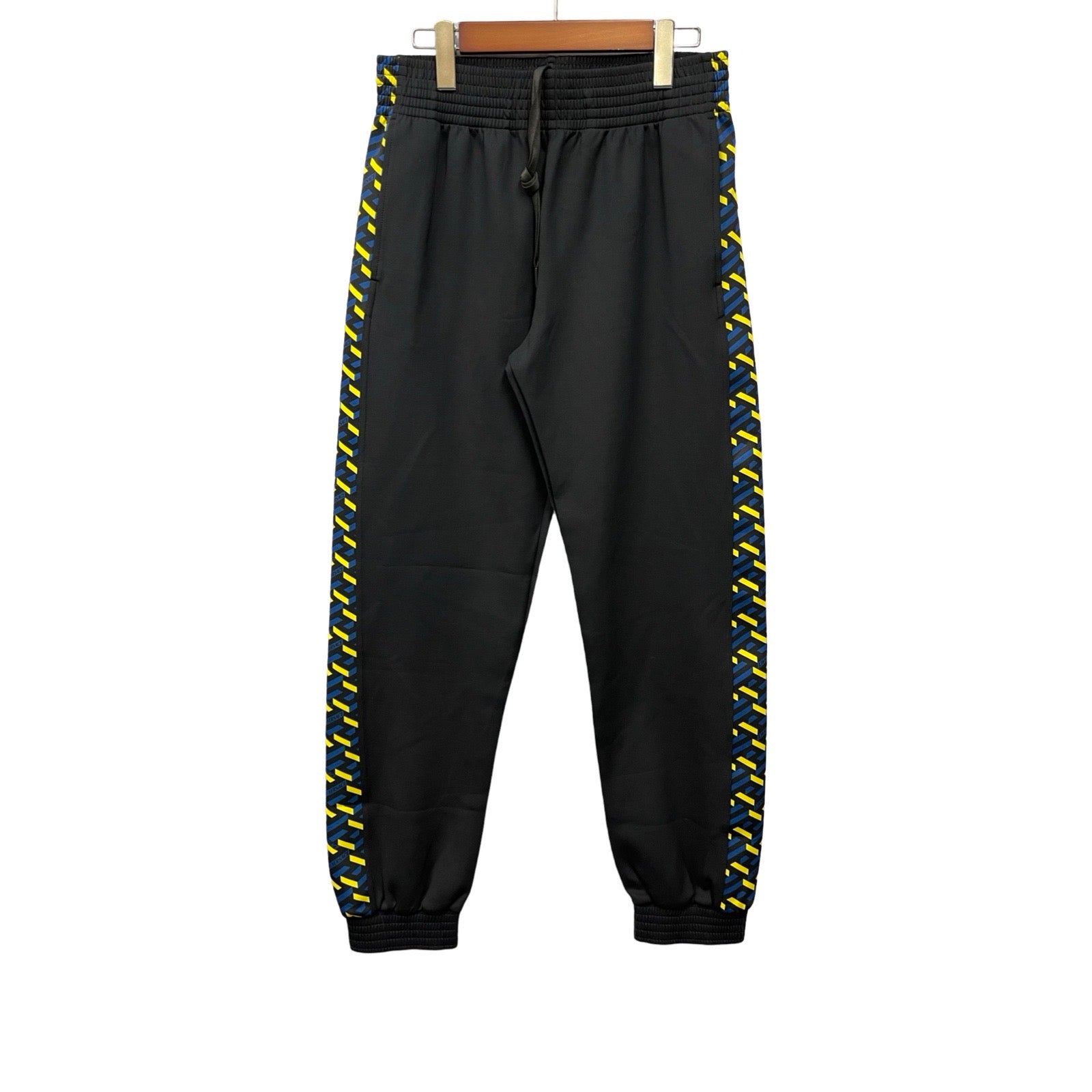 VERSACE 2021SS Monogram Side Line Track Pants 1002101 1A01623 Size 3