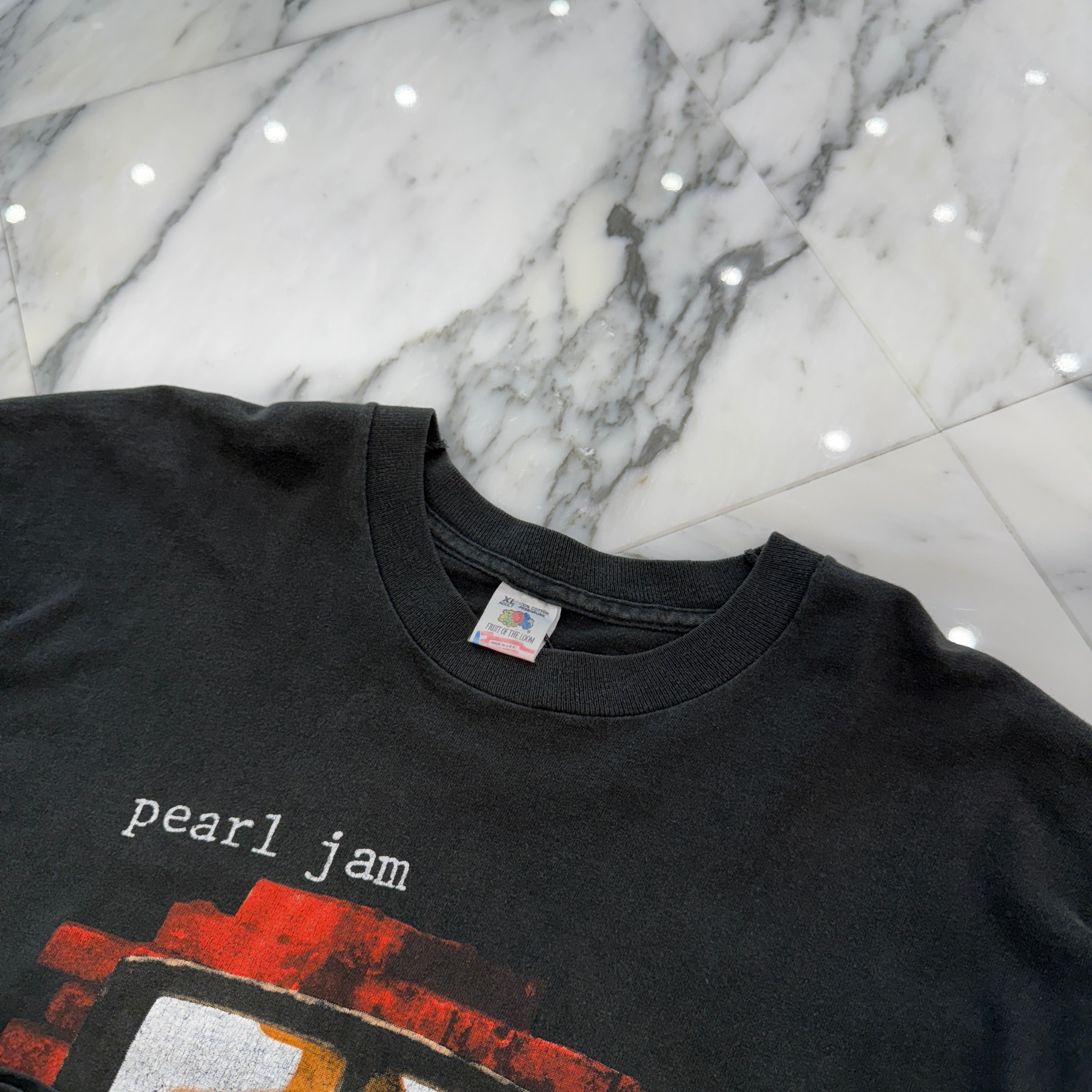 Vintage 90's Pearl Jam "WINDOW PAIN" 1993 FRUIT OF THE LOOM S/S Tee Size XL ヴィンテージ パールジャム "ウィンドウ ペイン" 1993 Ｔシャツ フルーツオブザルーム社製 サイズXL