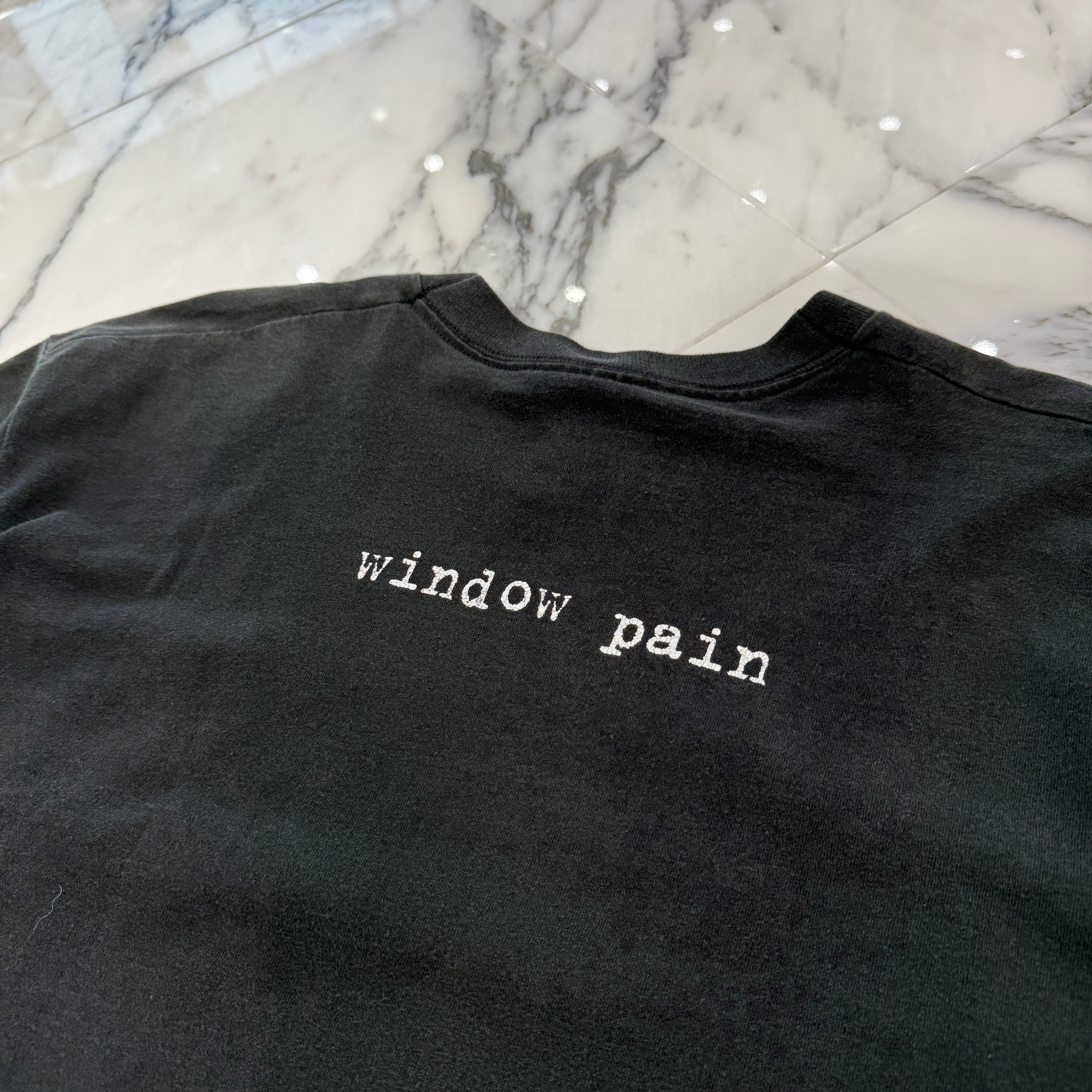 Vintage 90's Pearl Jam "WINDOW PAIN" 1993 FRUIT OF THE LOOM S/S Tee Size XL ヴィンテージ パールジャム "ウィンドウ ペイン" 1993 Ｔシャツ フルーツオブザルーム社製 サイズXL