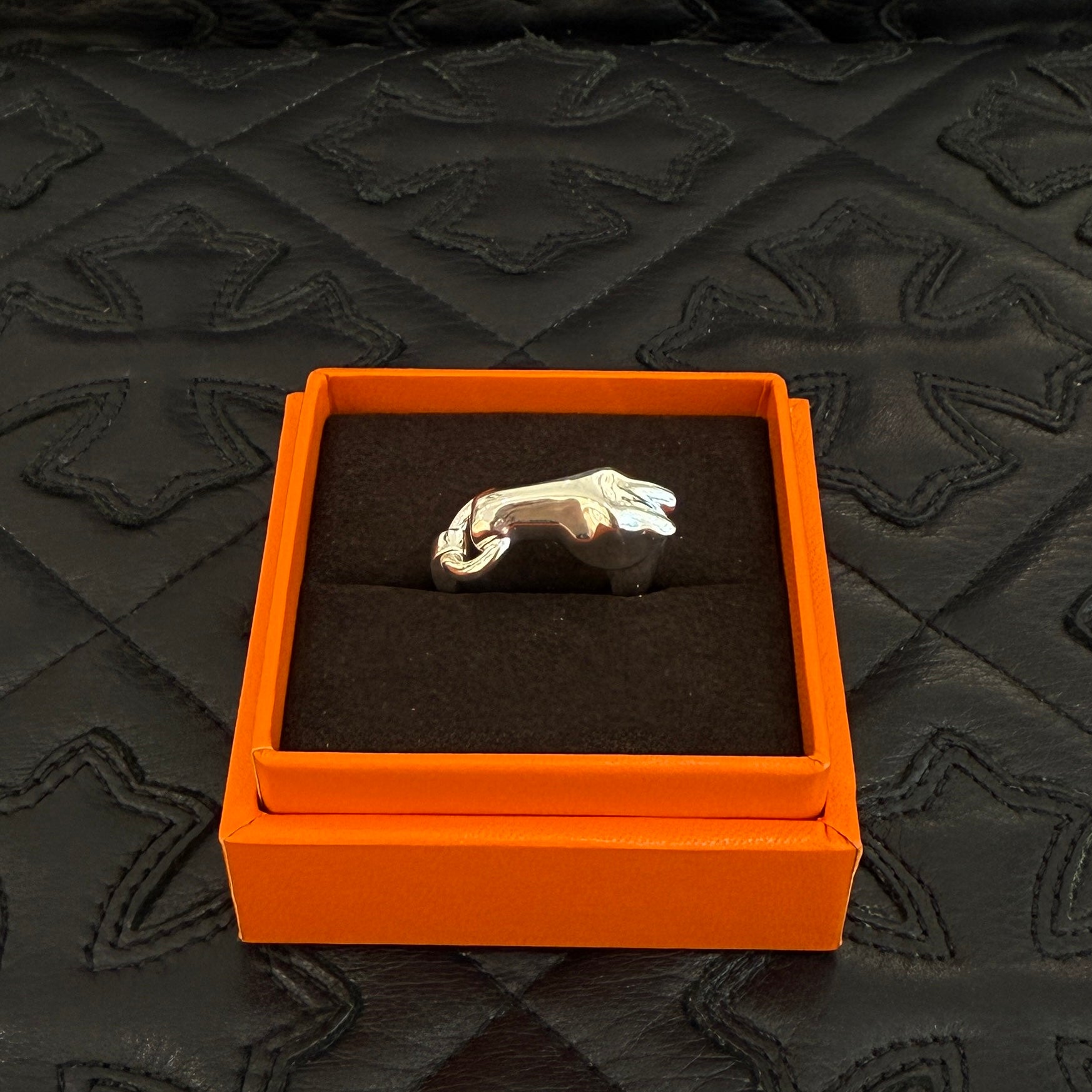 HERMES Ag925 Galop Hermes Ring Size 54(約13.5号) エルメス Ag925 ギャロップエルメスリング サイズ54(約13.5号)