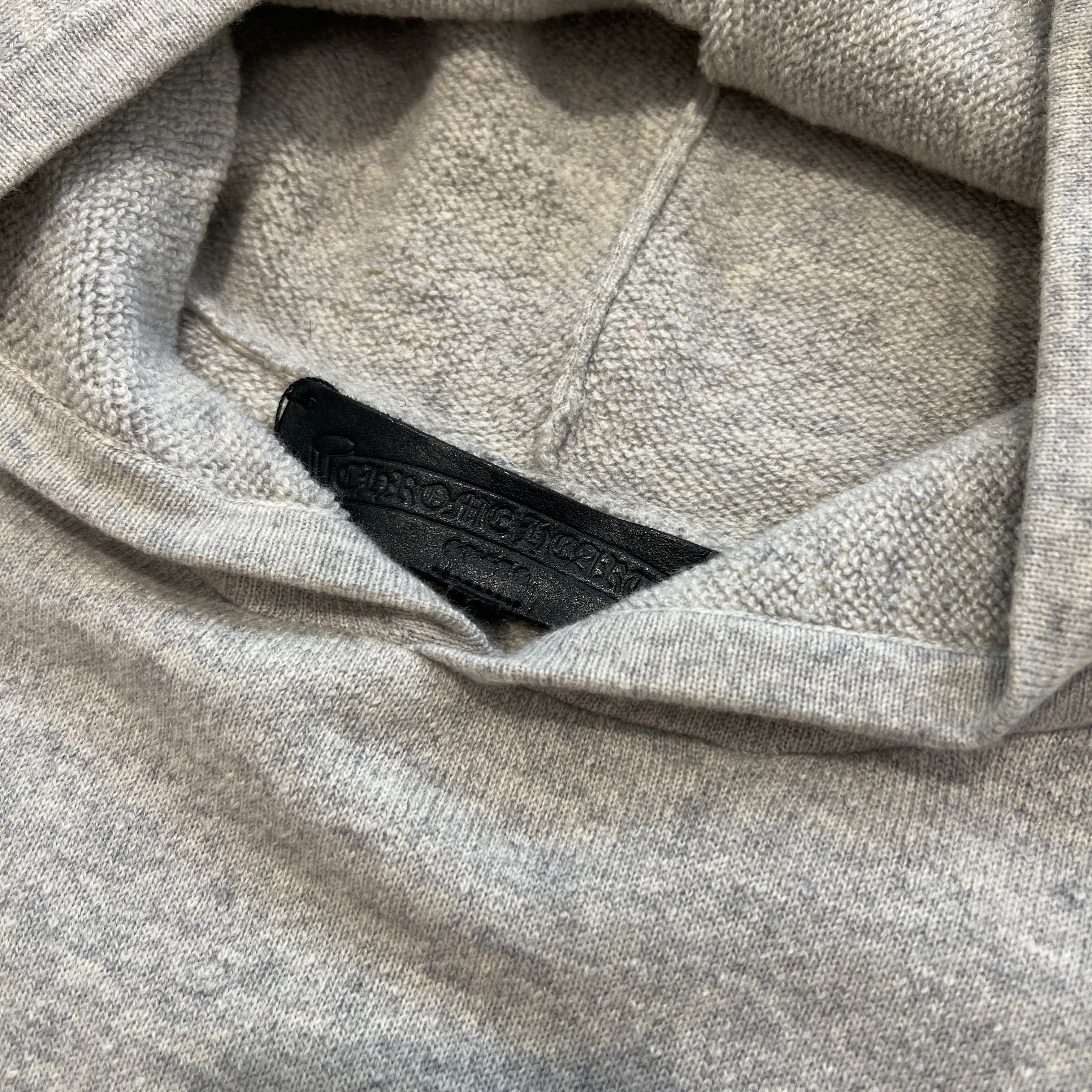 CHROME HEARTS Y NOT CH Logo Embroidery Cashmere Knit Hoodie Size XL クロムハーツ ワイノット CHロゴ 刺繍 カシミヤ ニットフーディ サイズXL