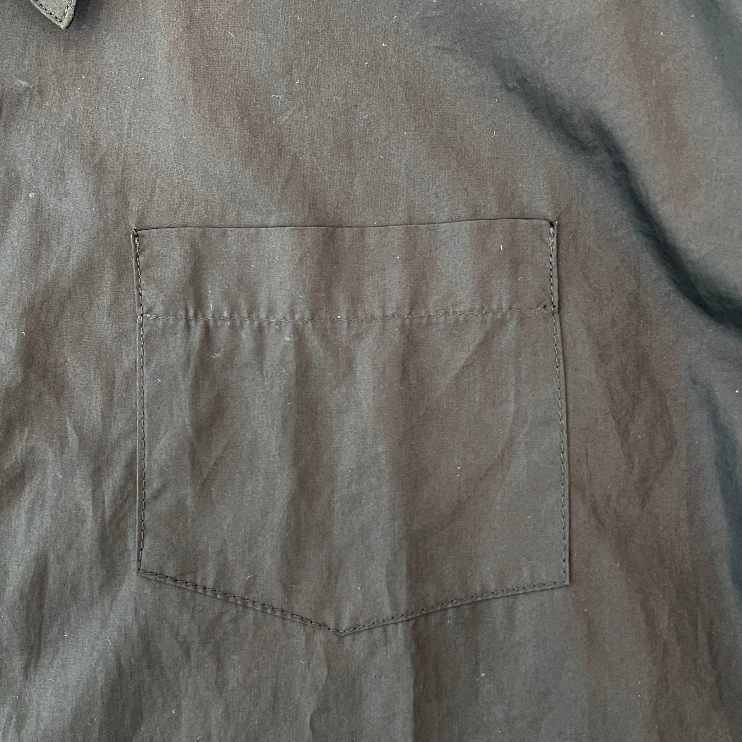 CHROME HEARTS YNOT Mahal Kita Cross Leather Patch Shirt Size S クロムハーツ ワイノット マハルキタ クロスレザーパッチ シャツ サイズS