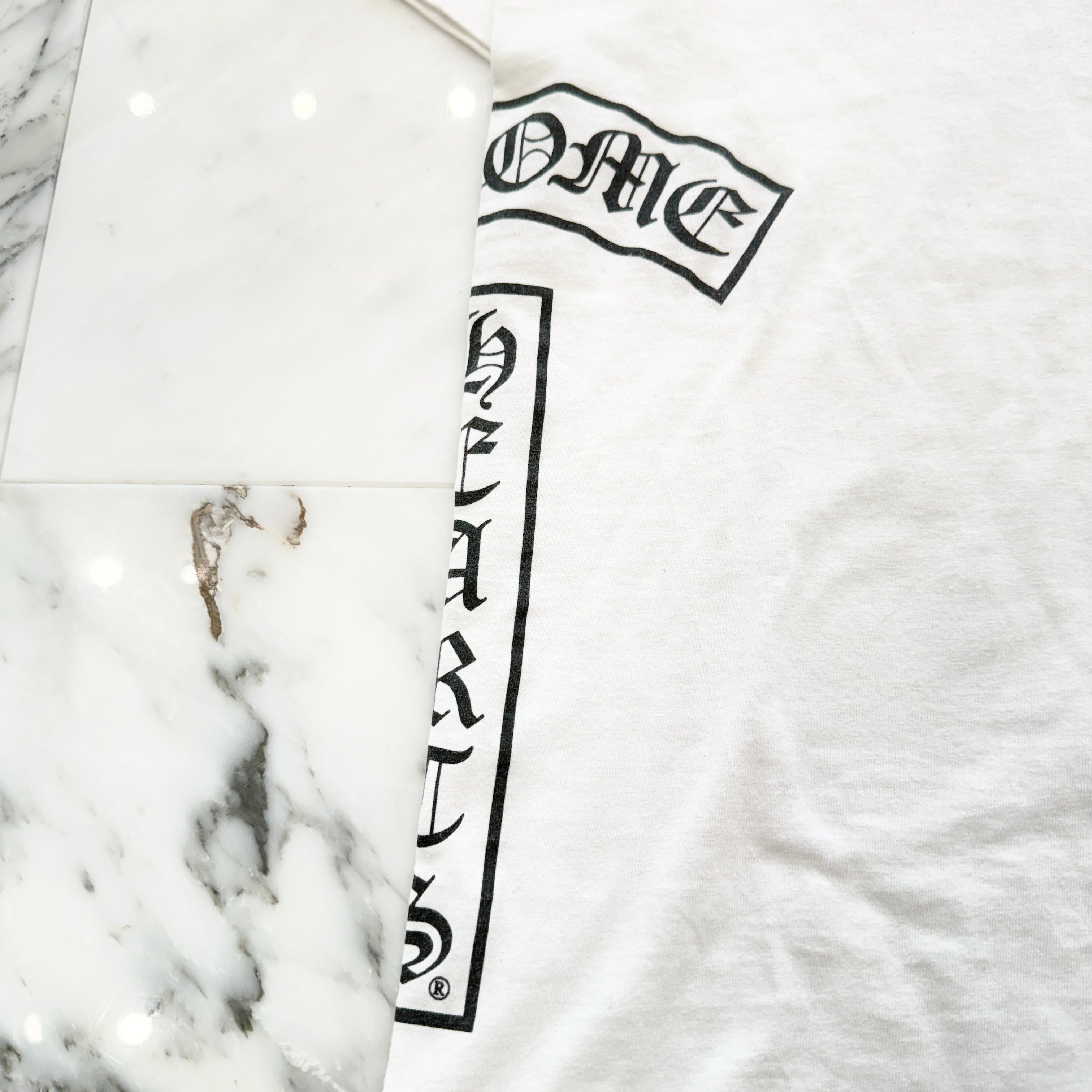 CHROME HEARTS BS Flare Side Vertical Logo Tee Size S クロムハーツ