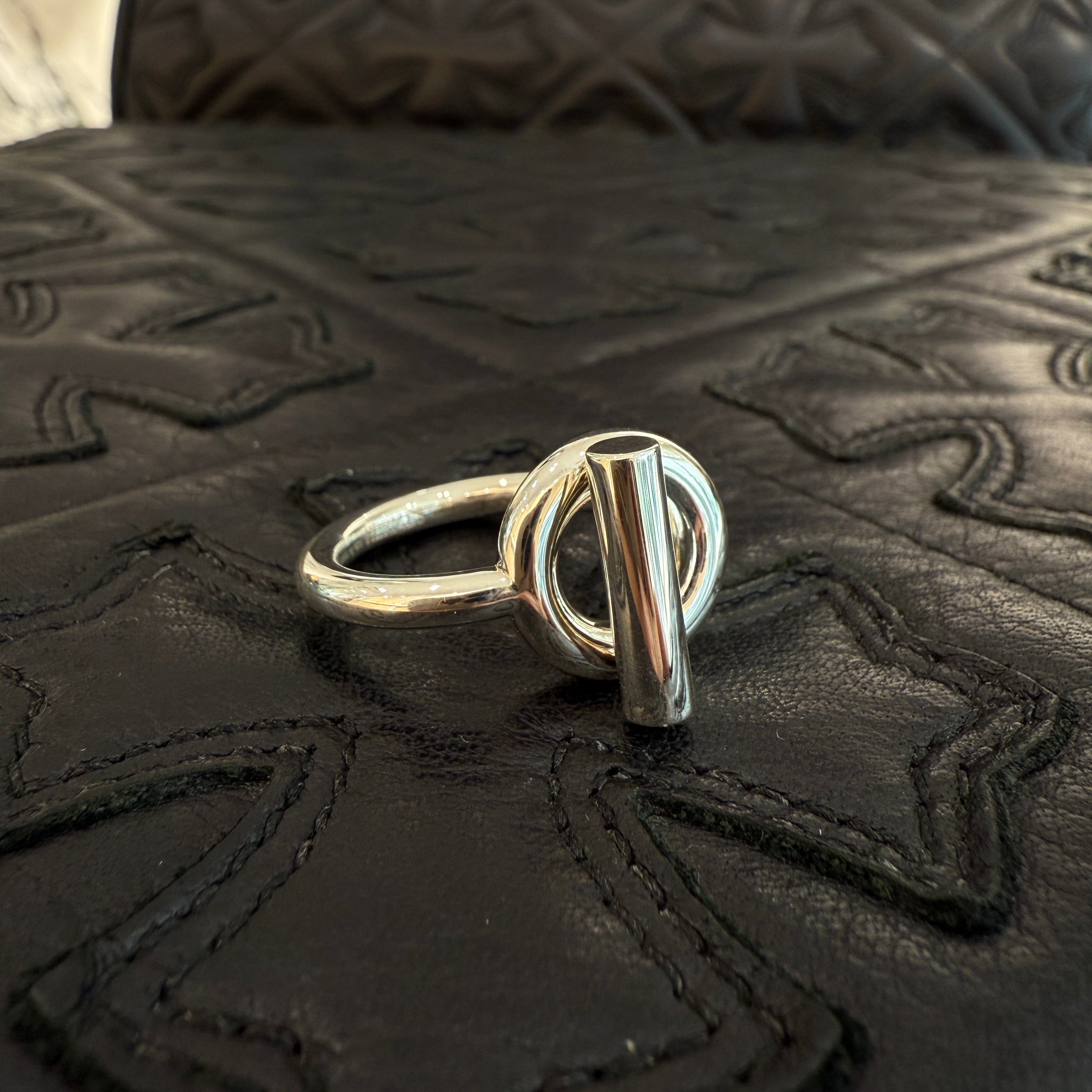 HERMES Ag925 Echappé PM Ring 15号 エルメス Ag925 エシャペ PM リング 15号